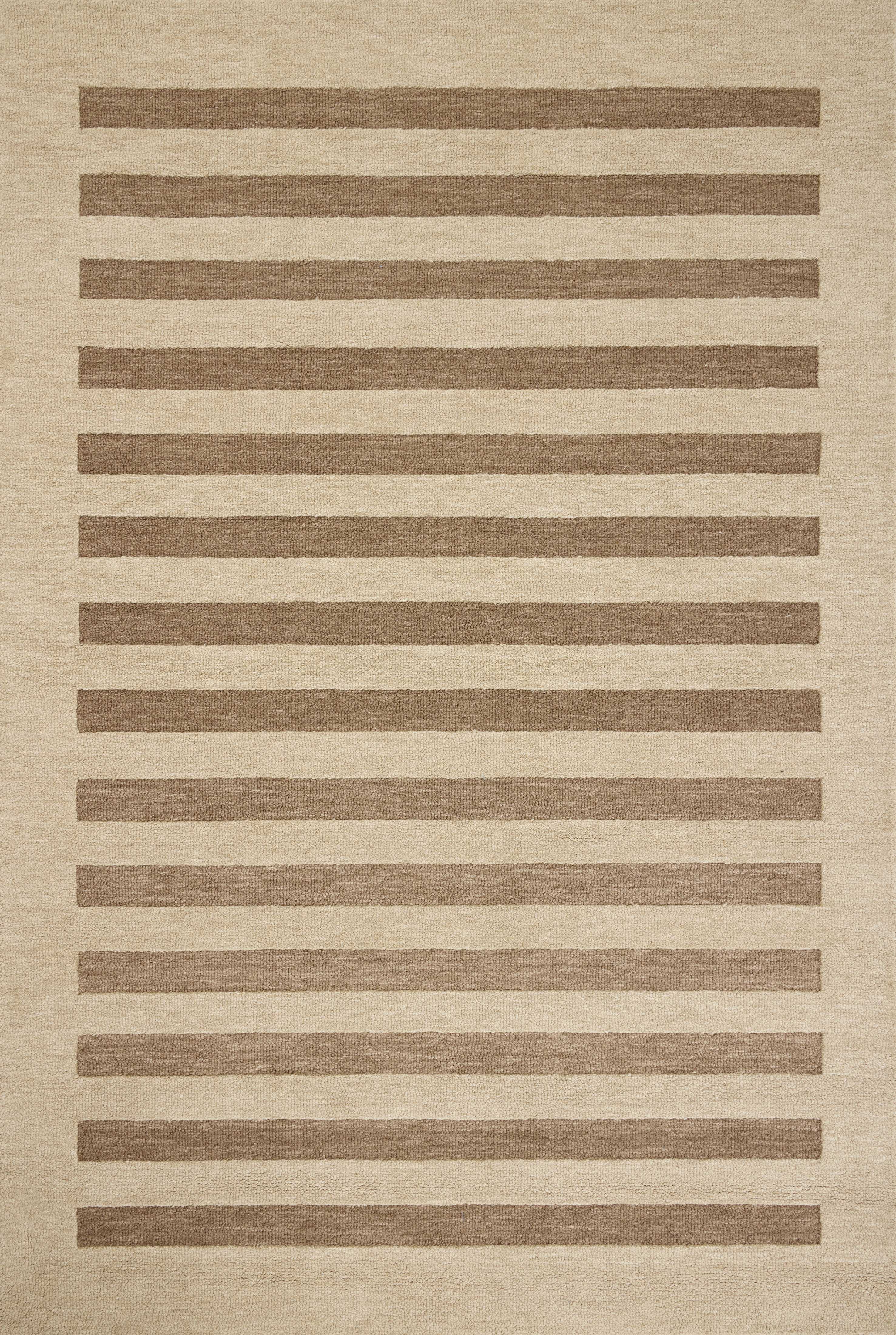 Craven CVN-05 Oatmeal Bark Area Rug - Leanne Ford x Loloi