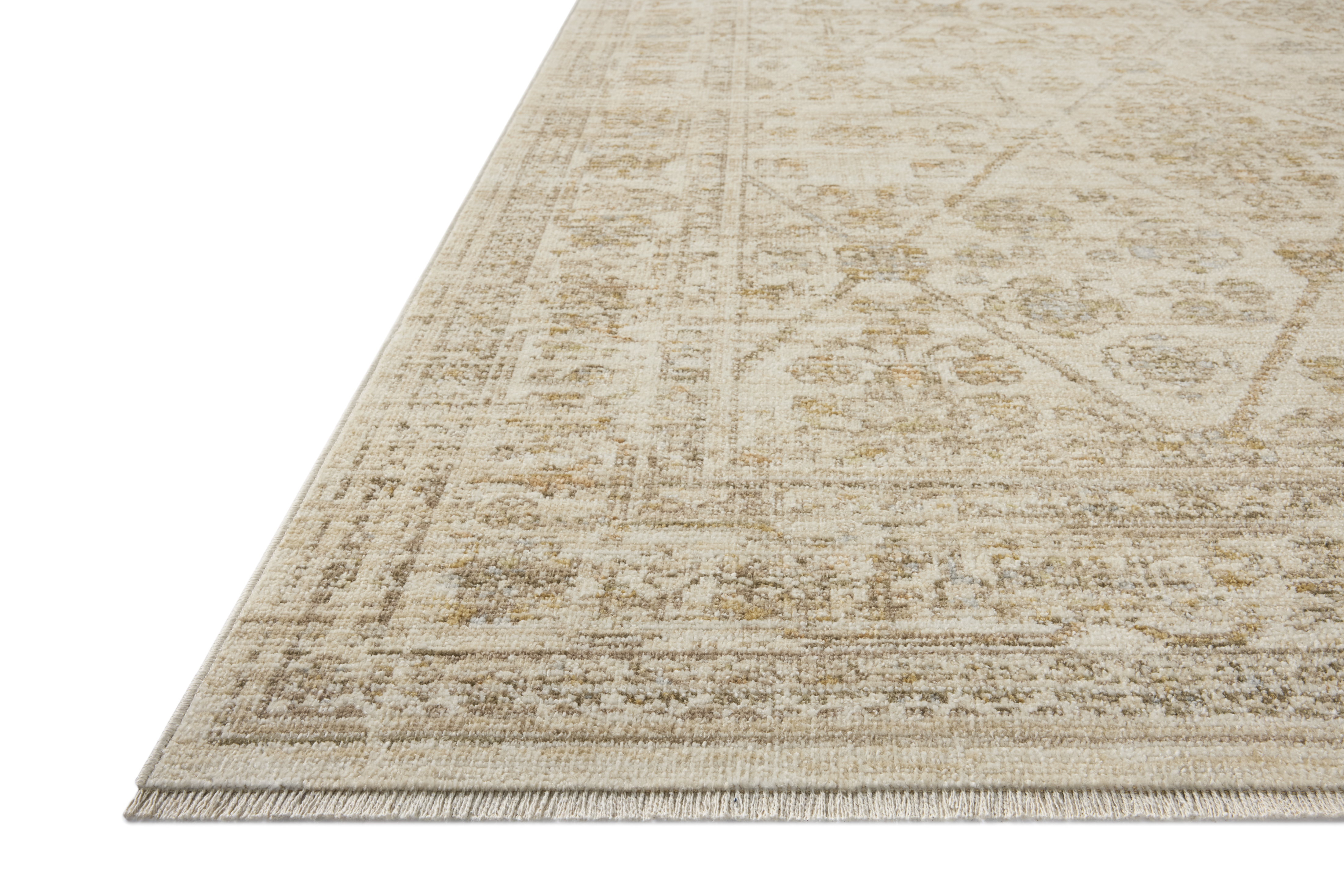 Loloi Elora ELR-01 Ivory Multi Area Rug Corner