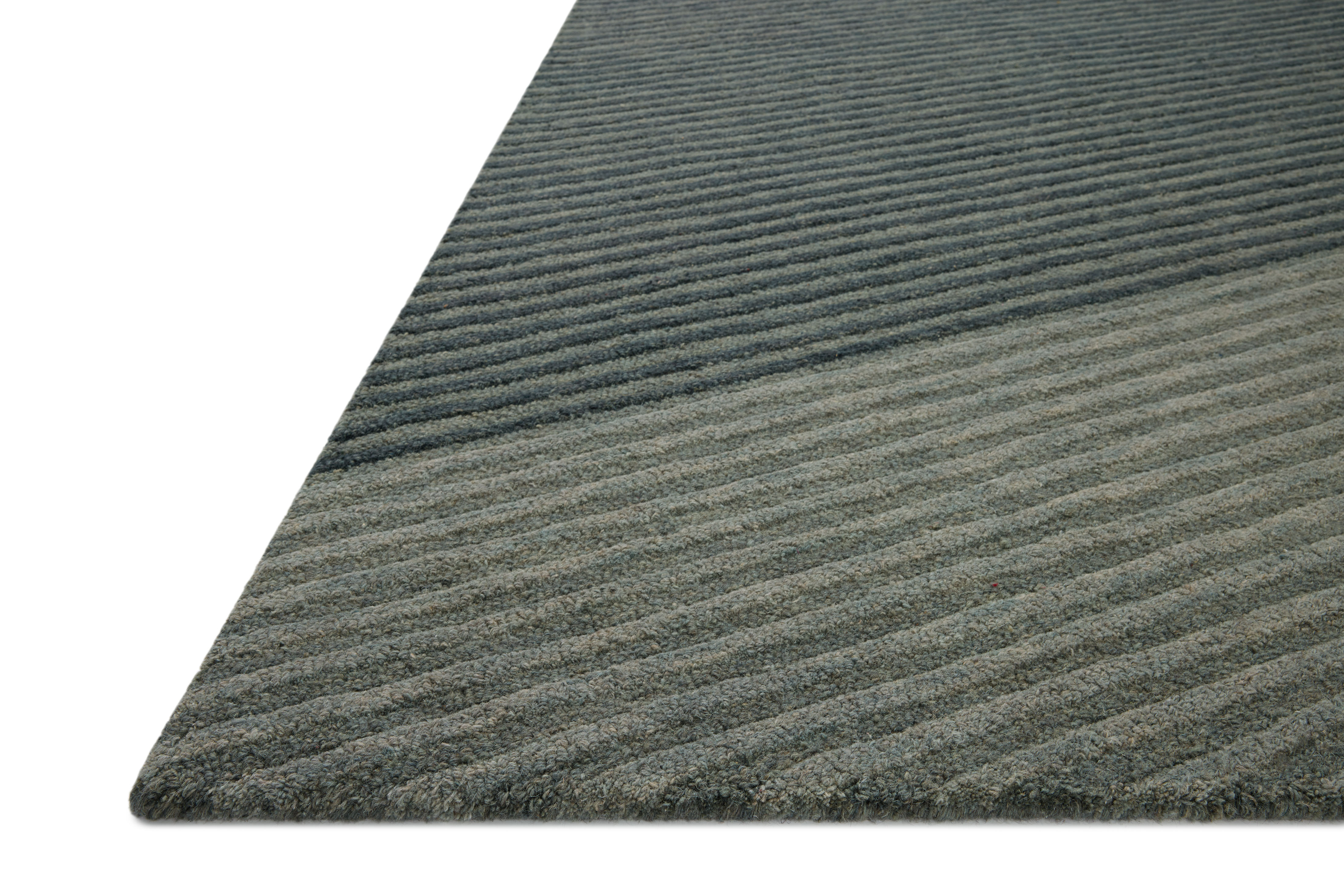 Madi MDX-07 Denim Multi Area Rug Corner - Brigette Romanek x Loloi