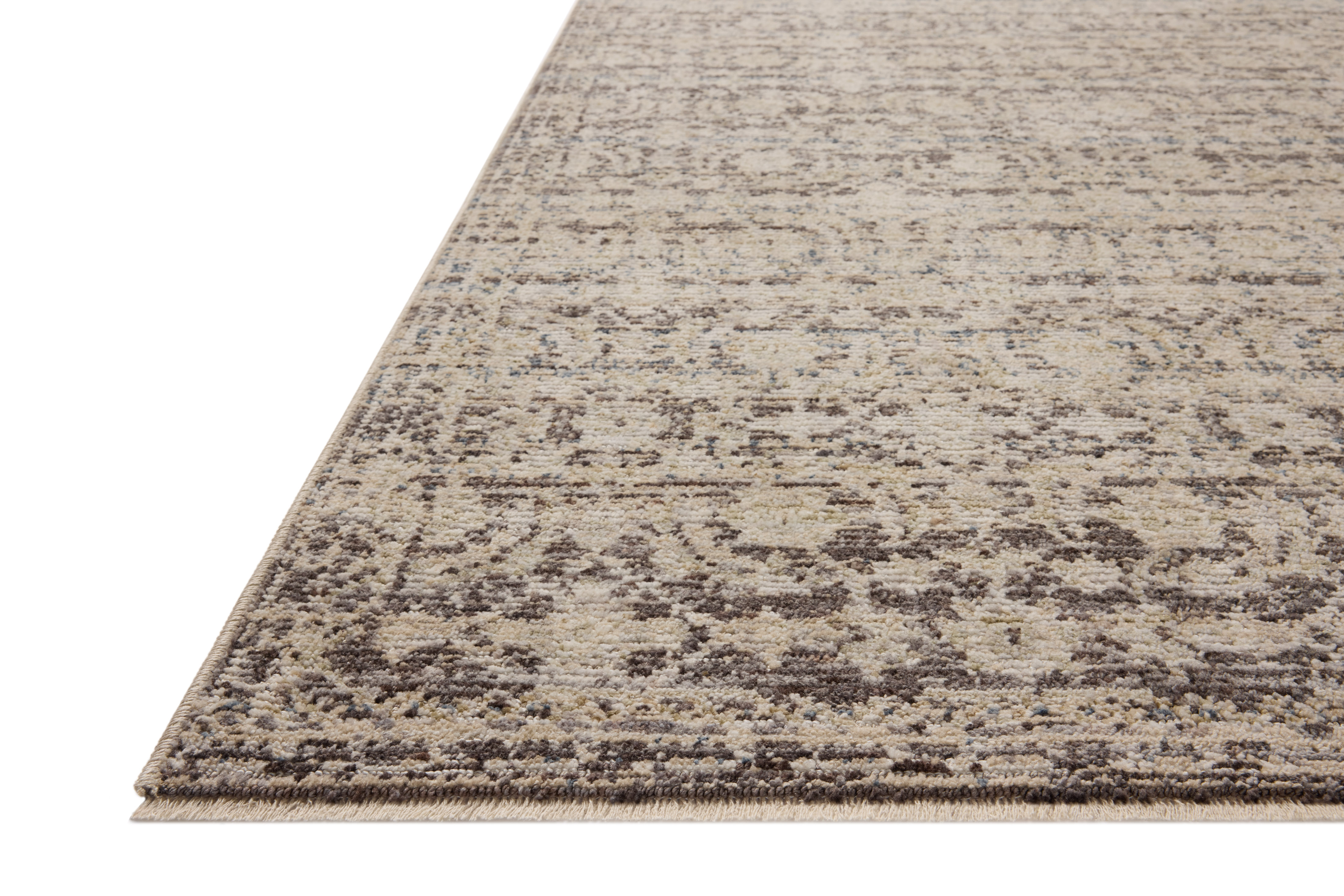 Loloi Milena MLE-03 Linen Midnight Area Rug Corner