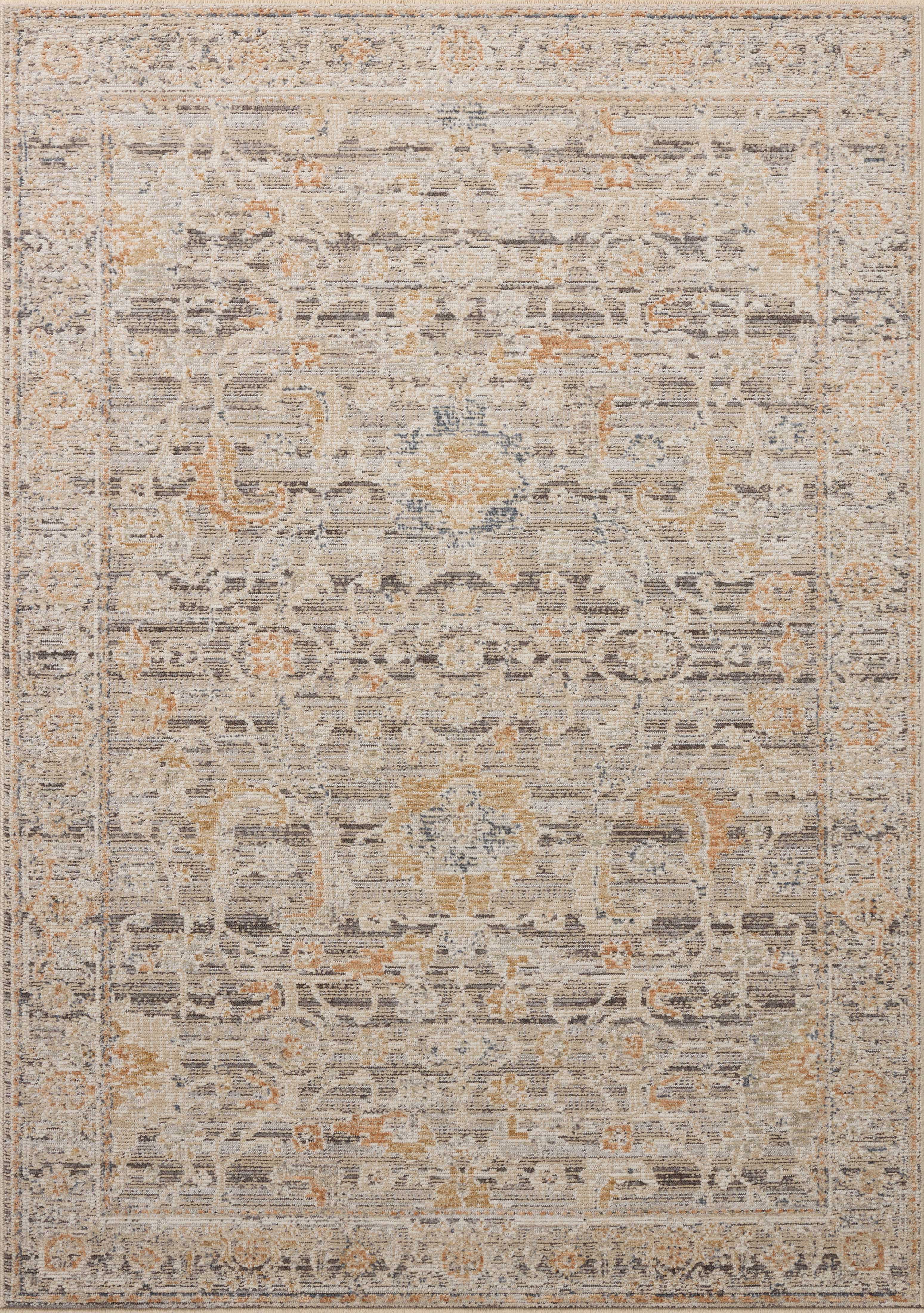 Loloi Milena MLE-05 Charcoal Apricot Area Rug