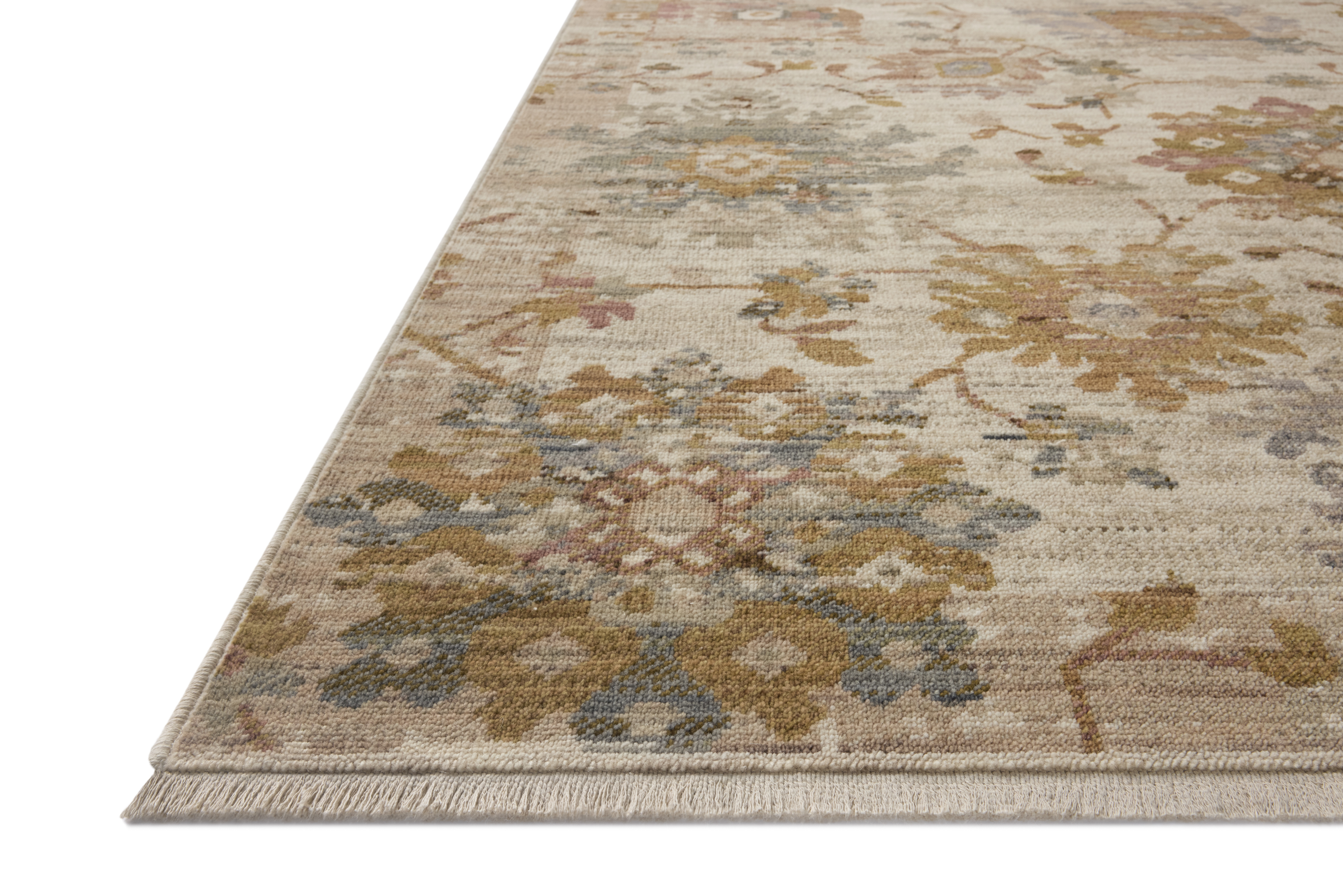 Loloi Reign REN-03 Ivory Multi Area Rug Corner