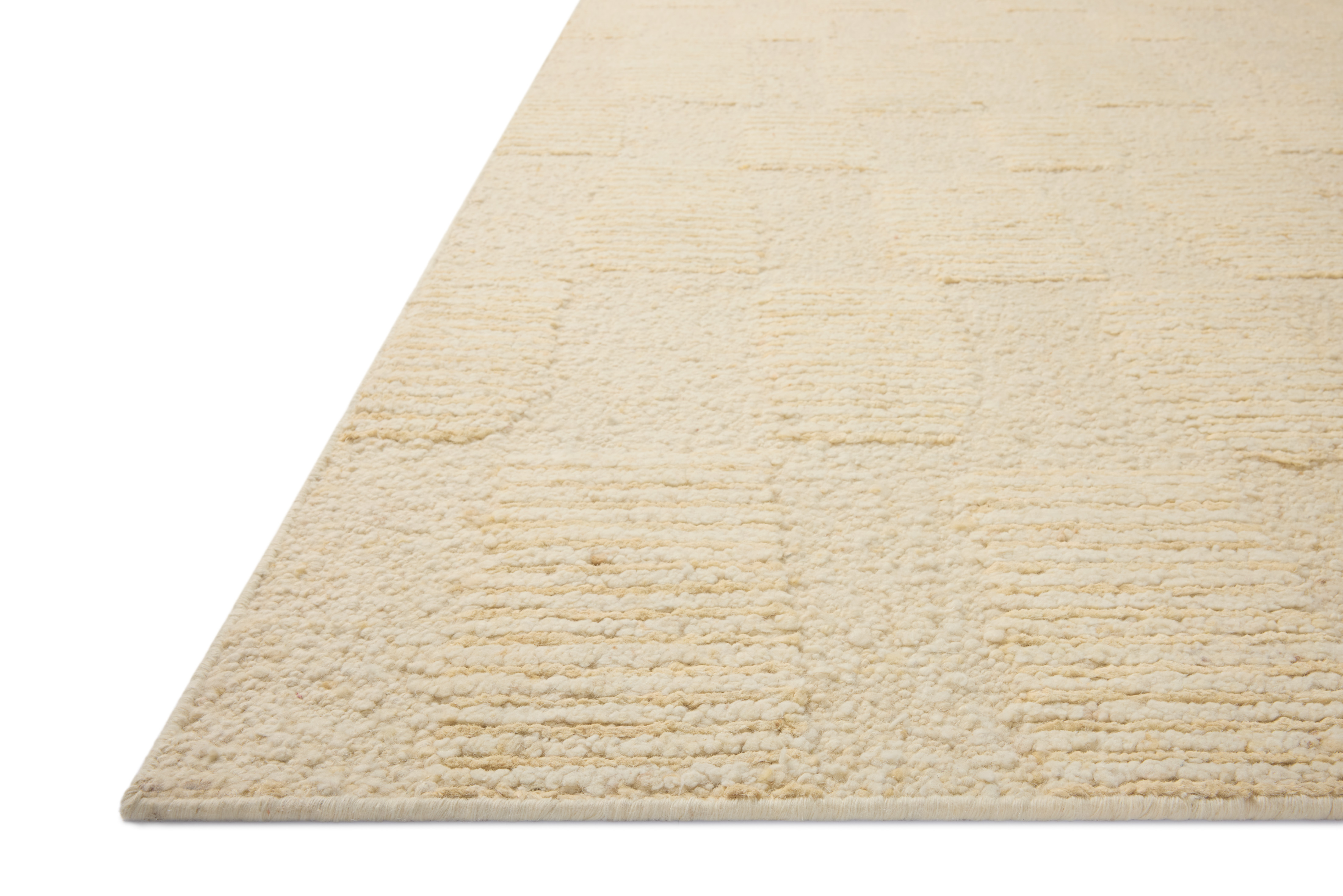 Sowerby SOW-01 Antique Ivory Area Rug Corner - Leanne Ford x Loloi