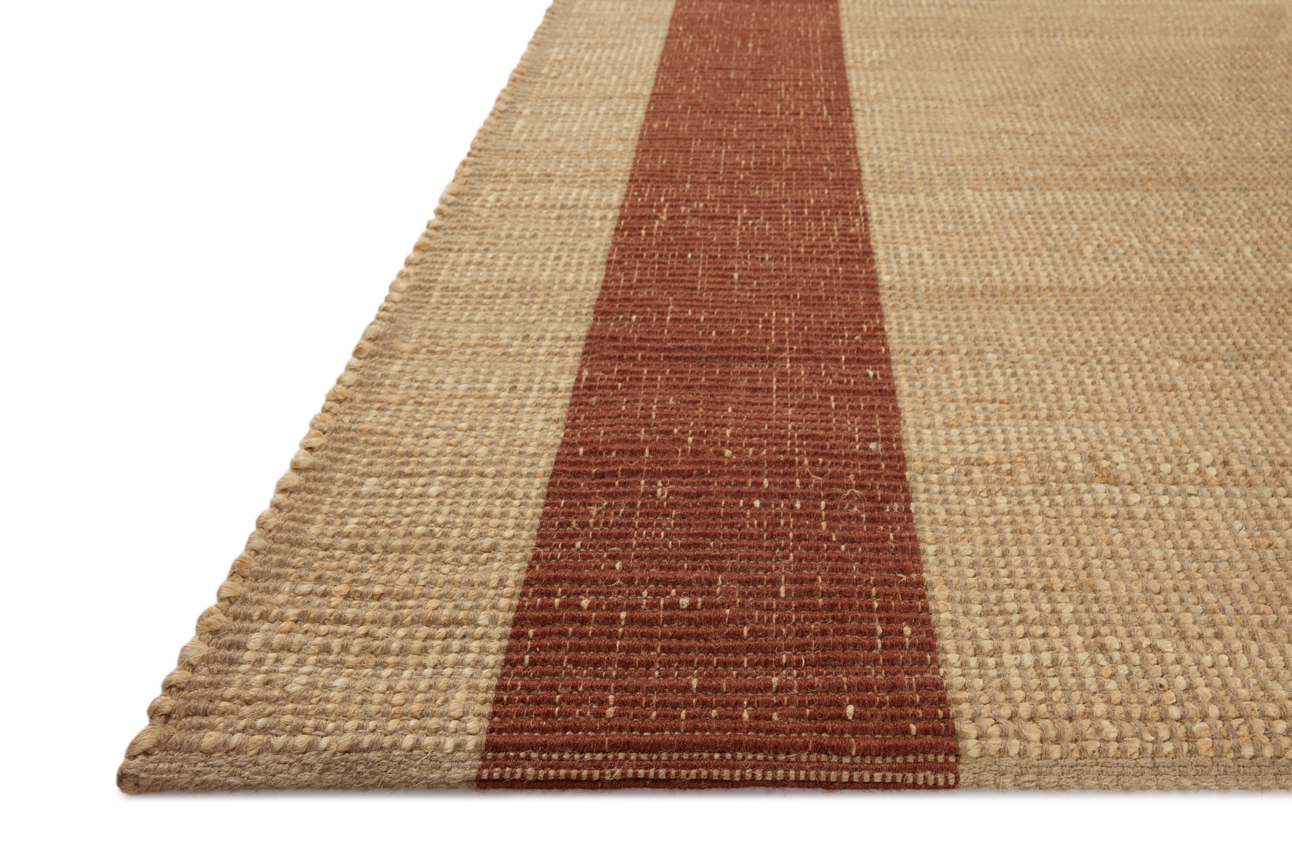 Weatherstaff WTS-02 Natural Brick Area Rug Corner - Leanne Ford x Loloi