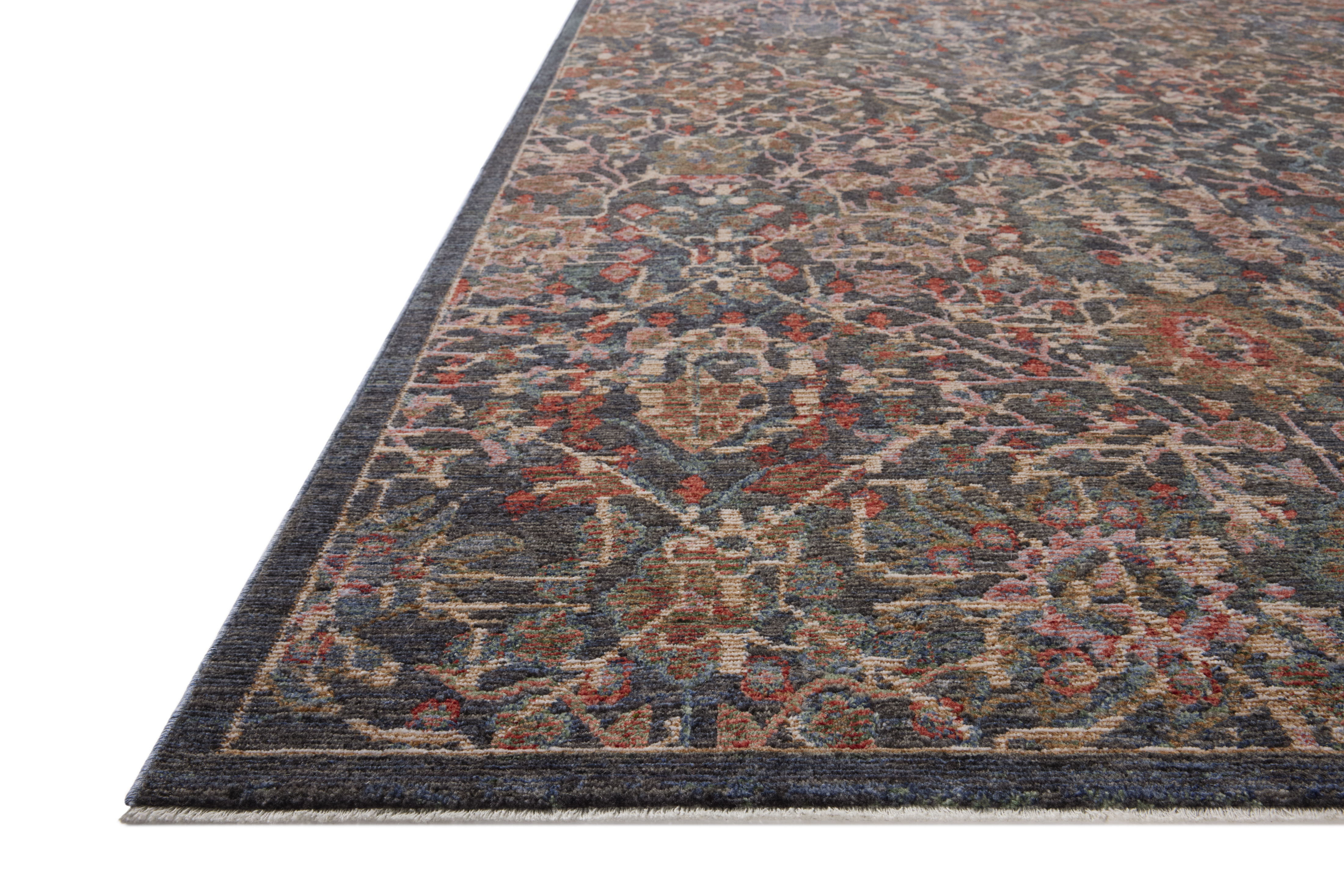 Loloi Winchester WNC-06 Denim Sunset Area Rug Corner