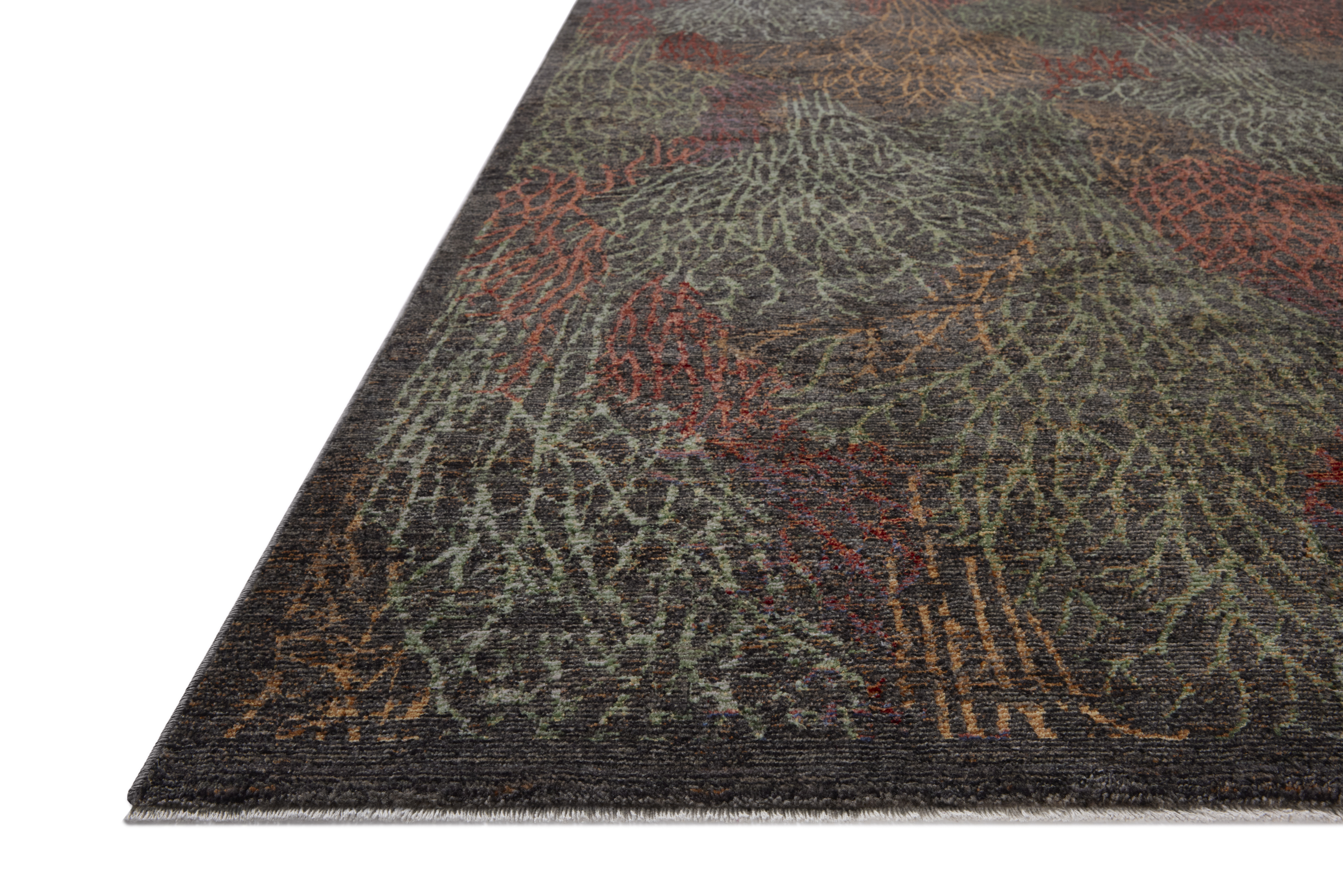 Loloi Winchester WNC-10 Ink Multi Area Rug Corner