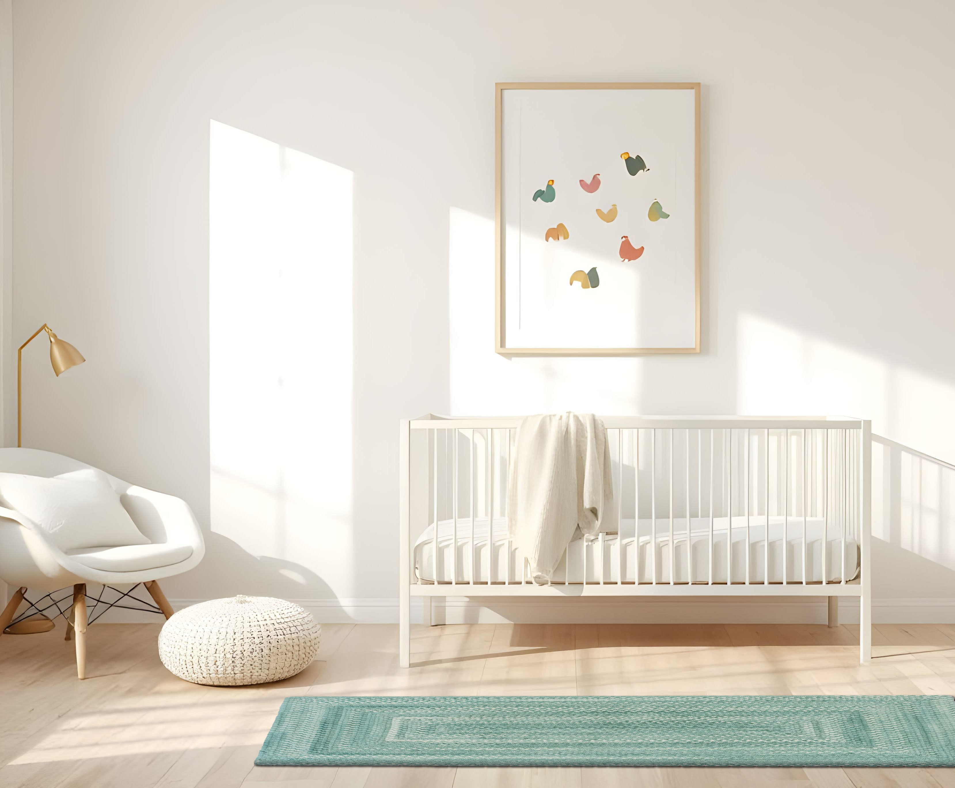Capel Bambini 0377 Aquamarine Area Rug Room Scene