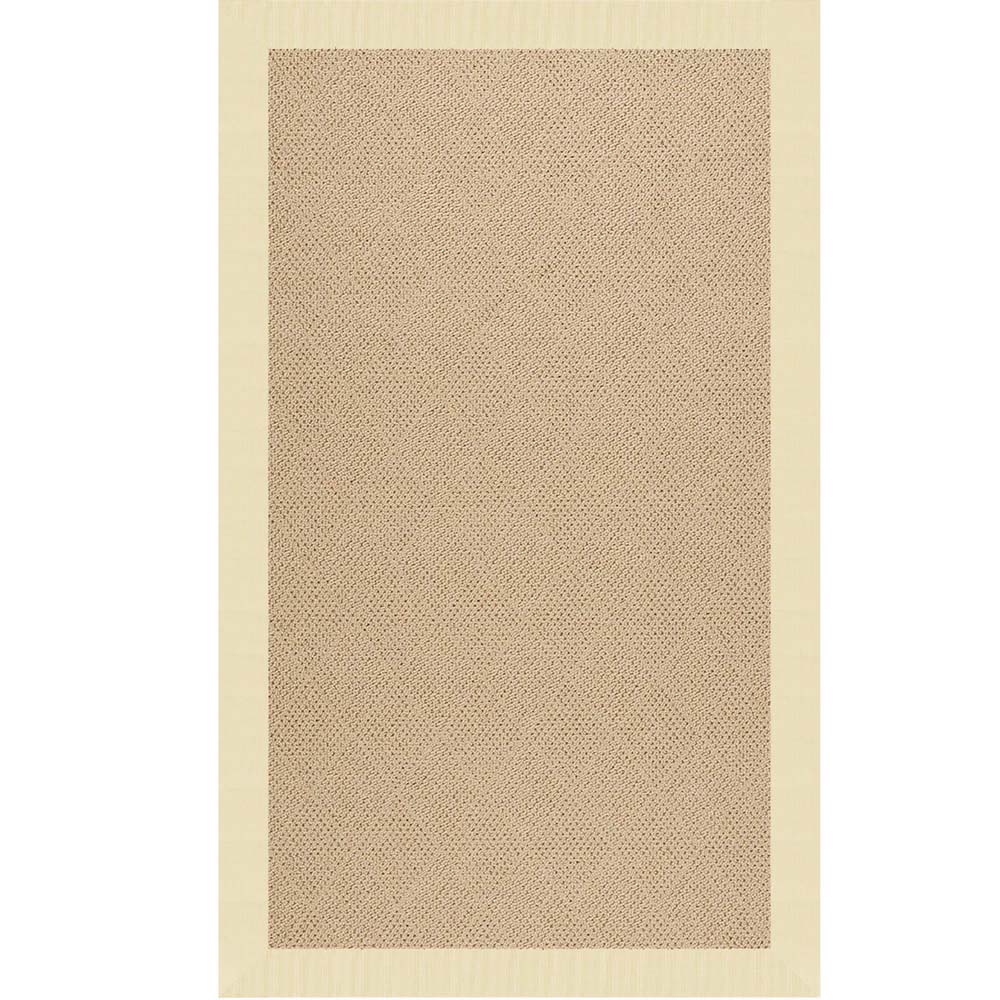 Capel Creative Concepts Cane Wicker 1990 Canvas Sand Area Rug