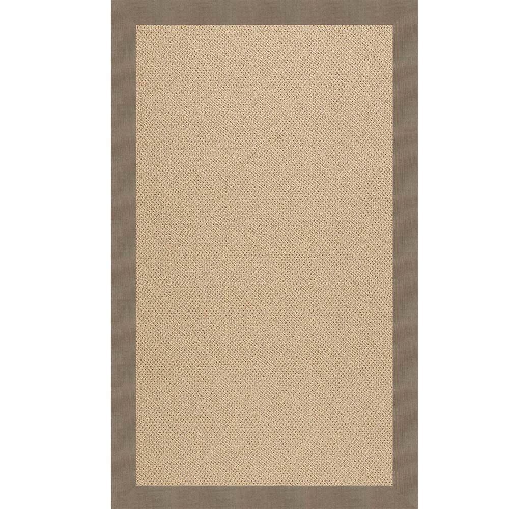 Capel Creative Concepts Cane Wicker 1990 Canvas Taupe Area Rug