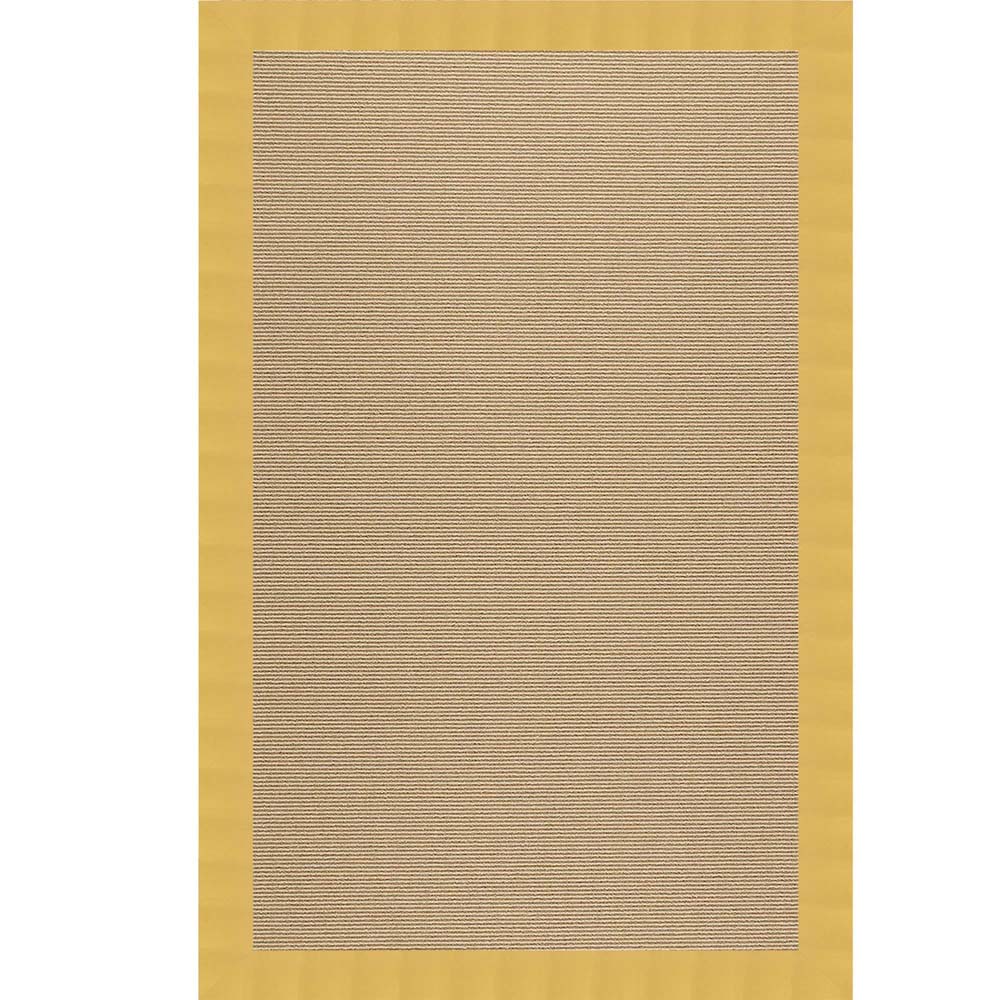 Capel Creative Concepts Sisal 1995 Canvas Canary Area Rug