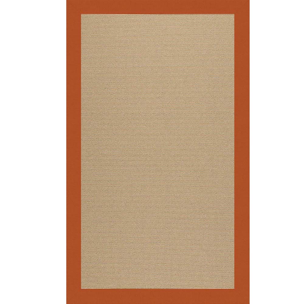 Capel Creative Concepts Sisal 1995 Canvas Rust Area Rug
