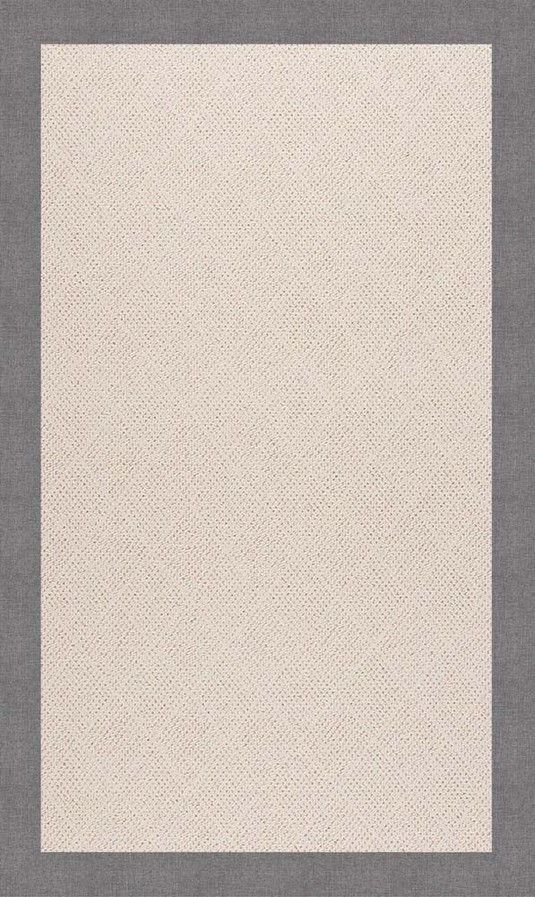 Capel Creative Concepts White Wicker 1993 Canvas Slate Area Rug
