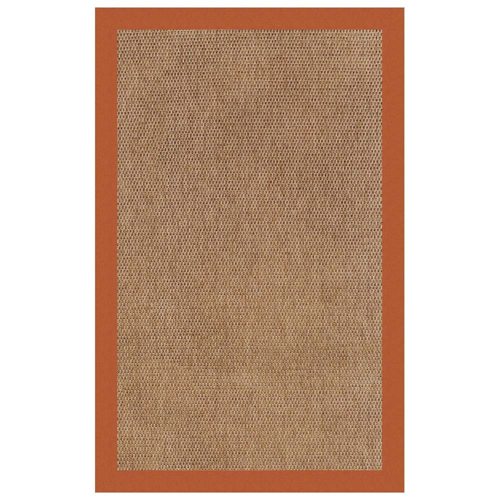 Capel Islamorada Basketweave 2085 Canvas Rust Area Rug