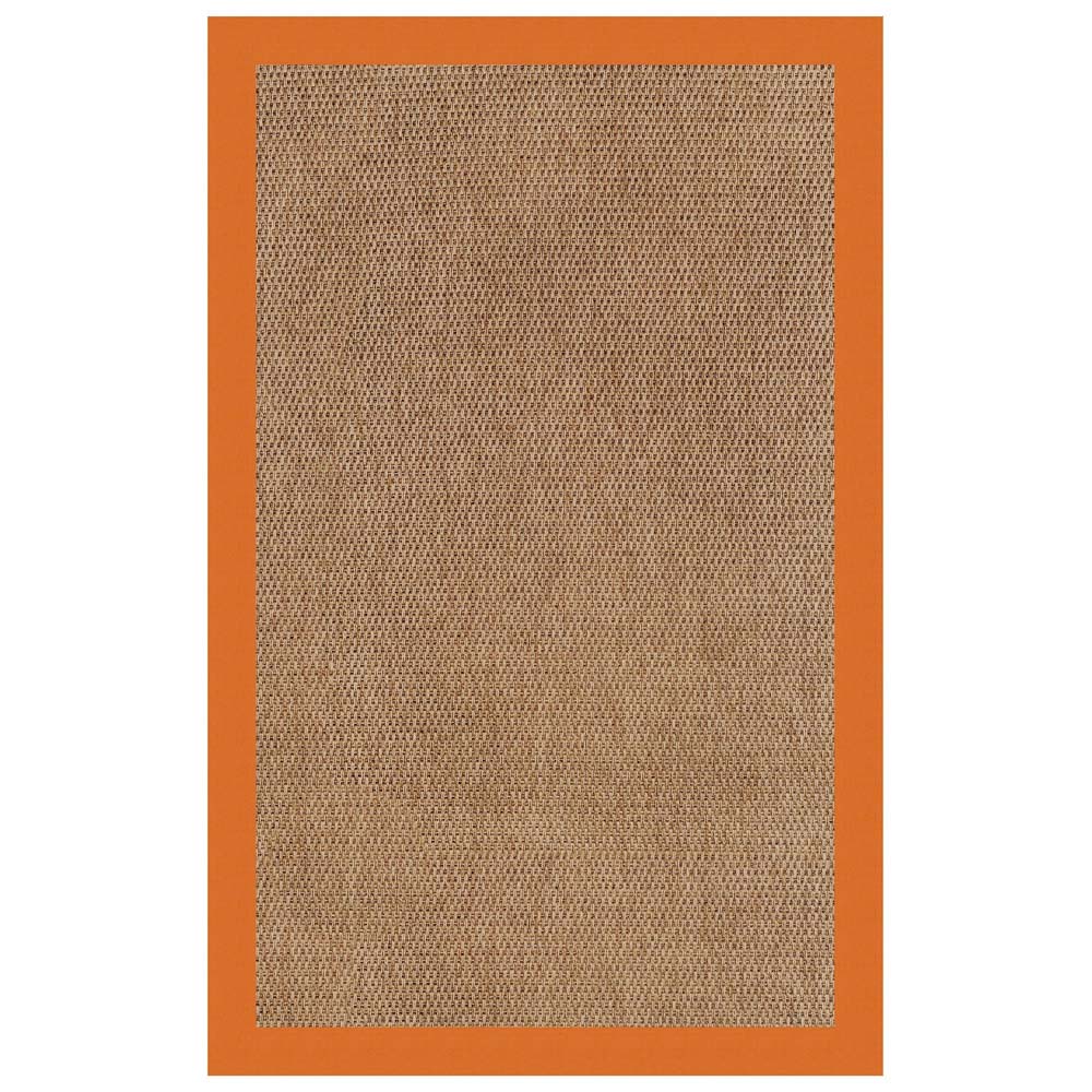Capel Islamorada Basketweave 2085 Canvas Tangerine Area Rug