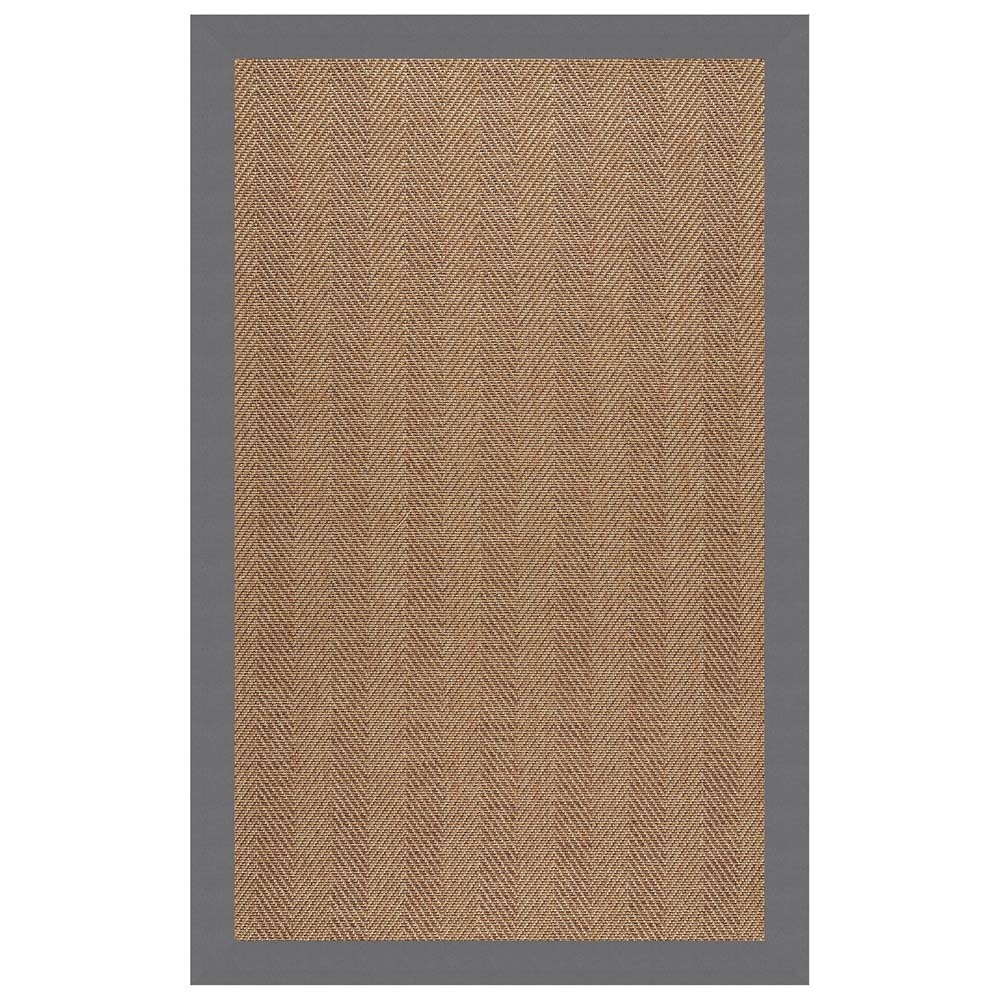 Capel Islamorada Herringbone 2091 Canvas Charcoal Area Rug