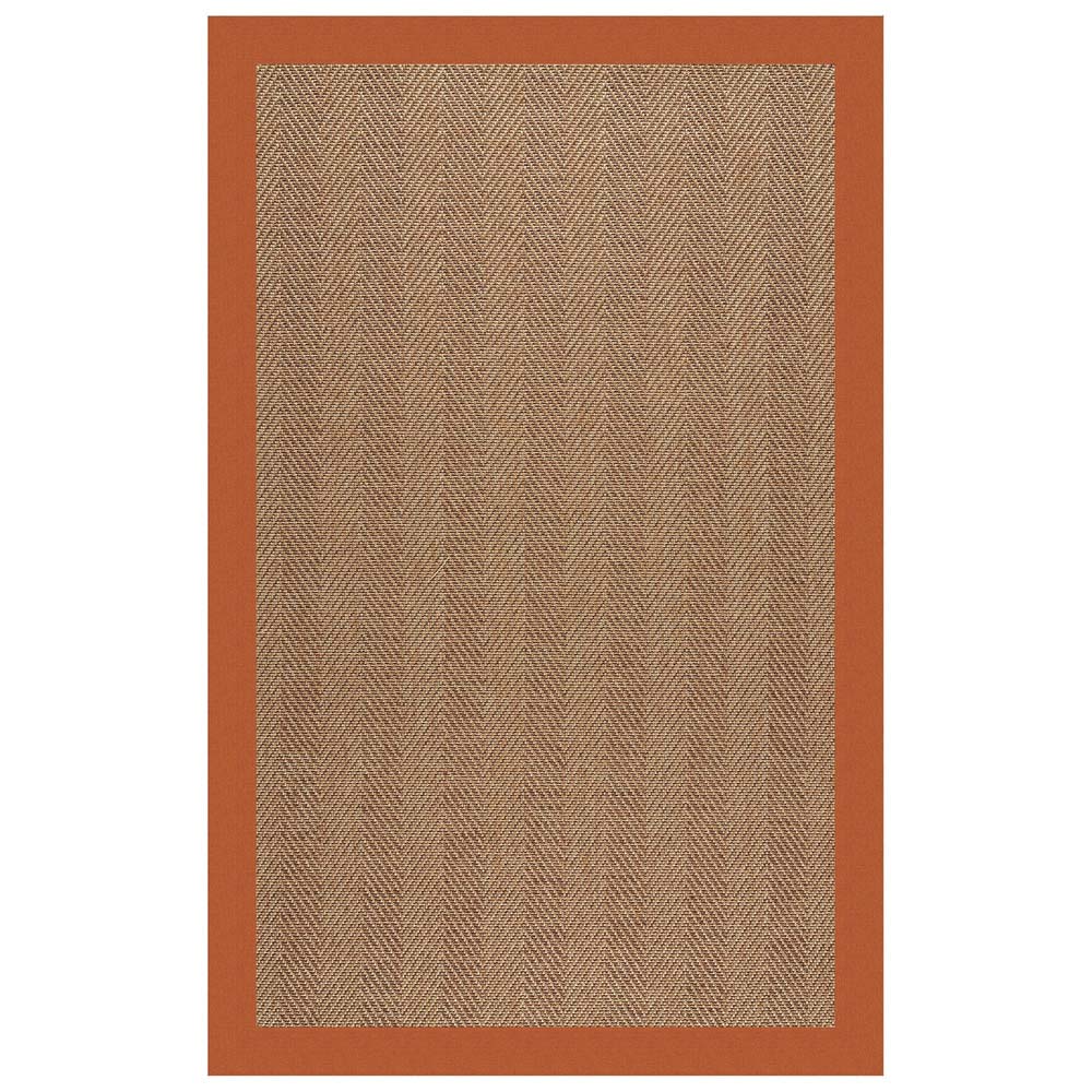 Capel Islamorada Herringbone 2091 Canvas Rust Area Rug
