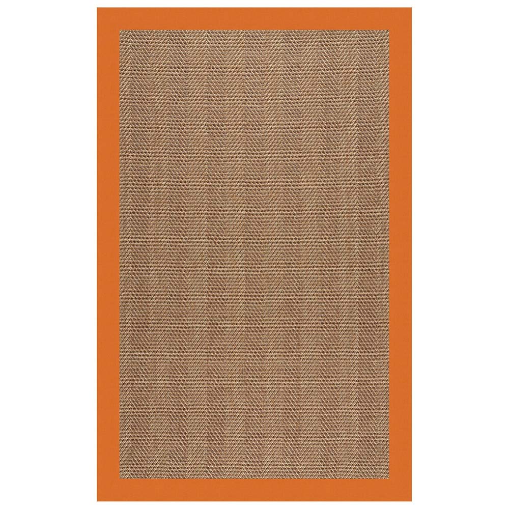Capel Islamorada Herringbone 2091 Canvas Tangerine Area Rug