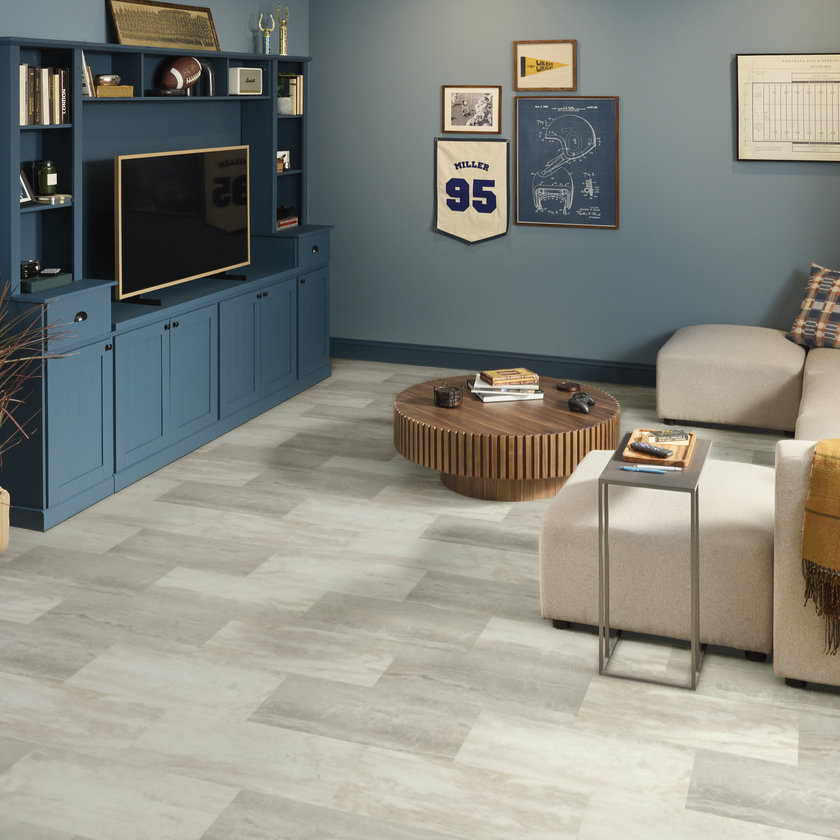 COREtec Urban Organics VE280 5261 Mist 12" X 24" Luxury Vinyl Tile Room Scene