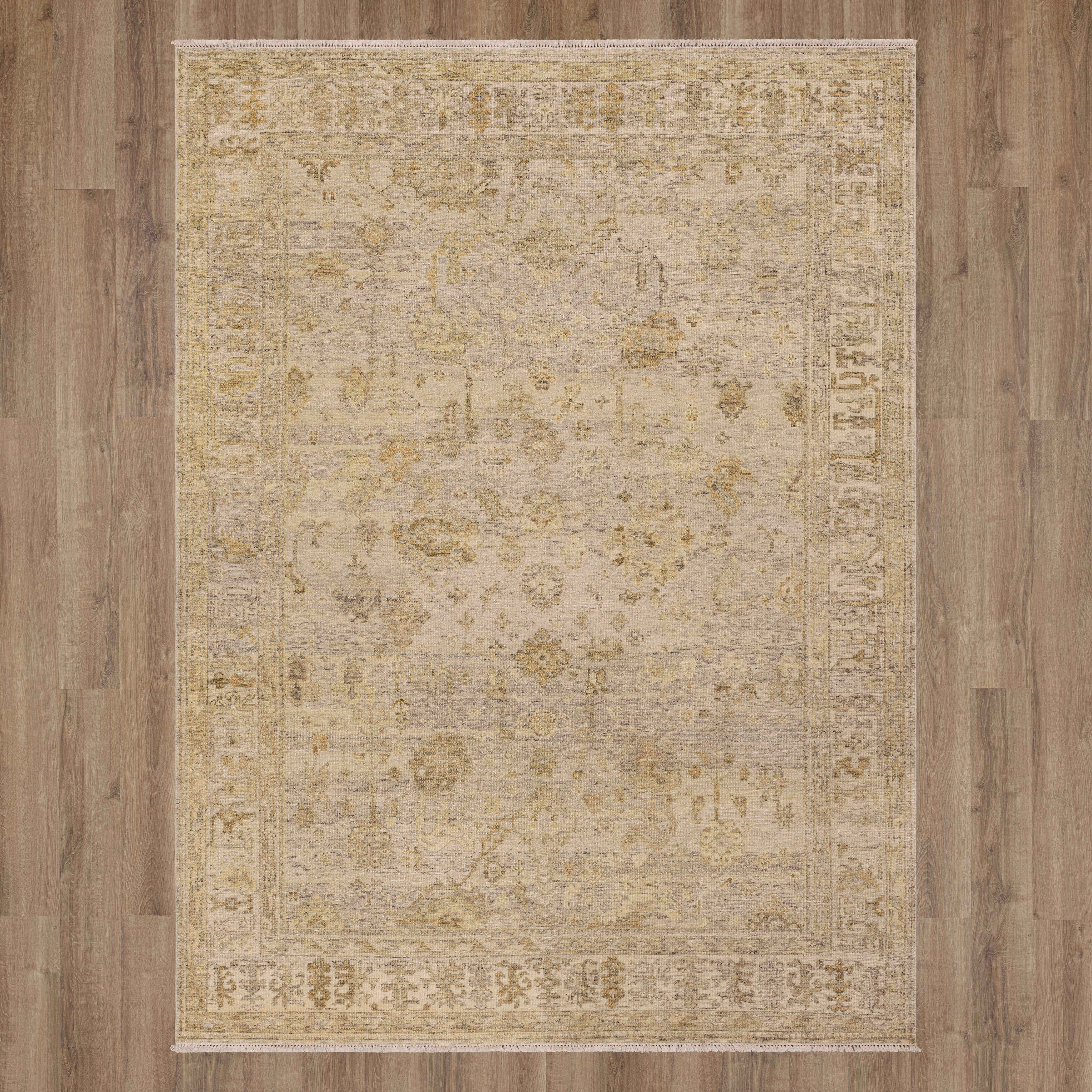 Karastan Sundar Dayalu Silver Area Rug Room