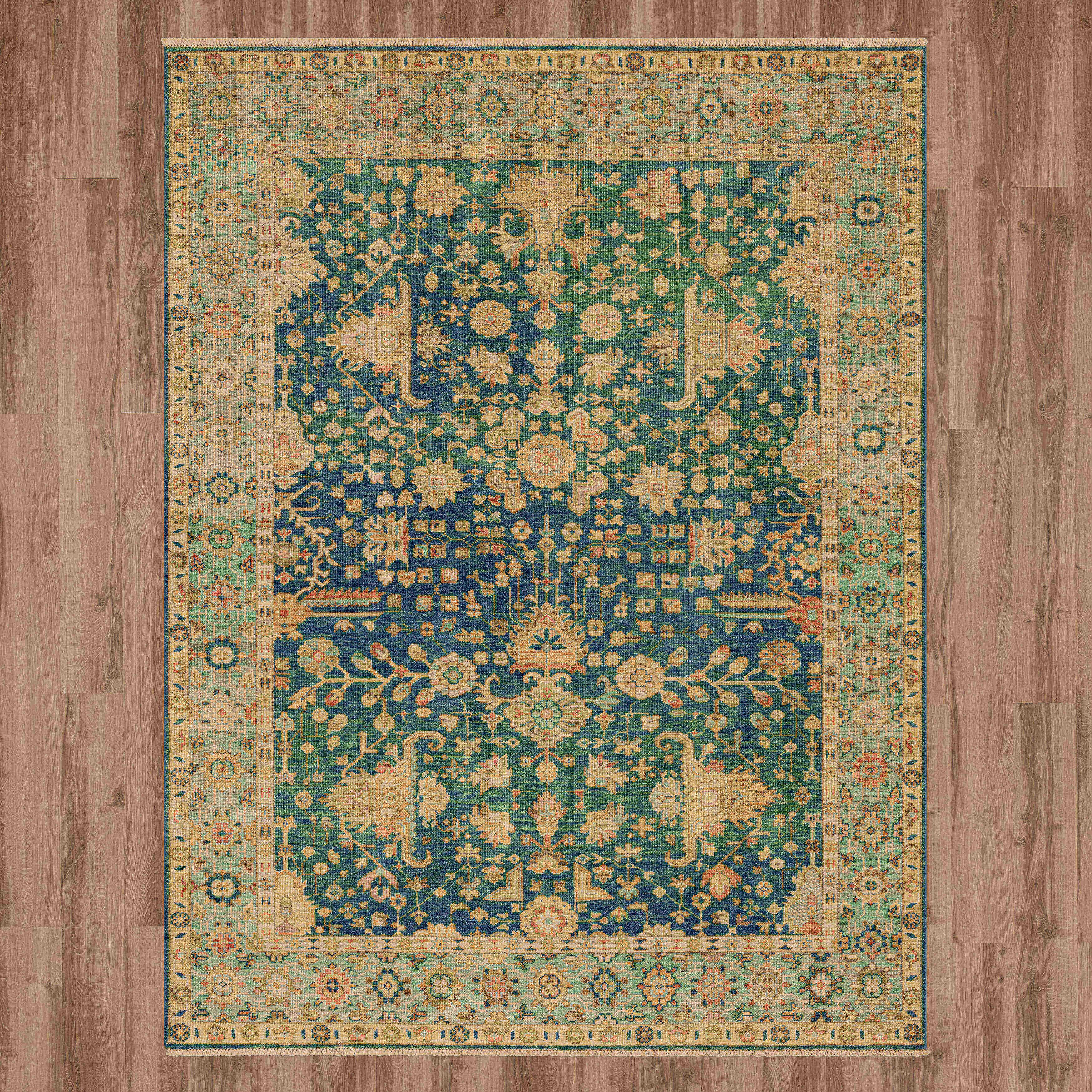 Karastan Sundar Nisha Navy Area Rug Room
