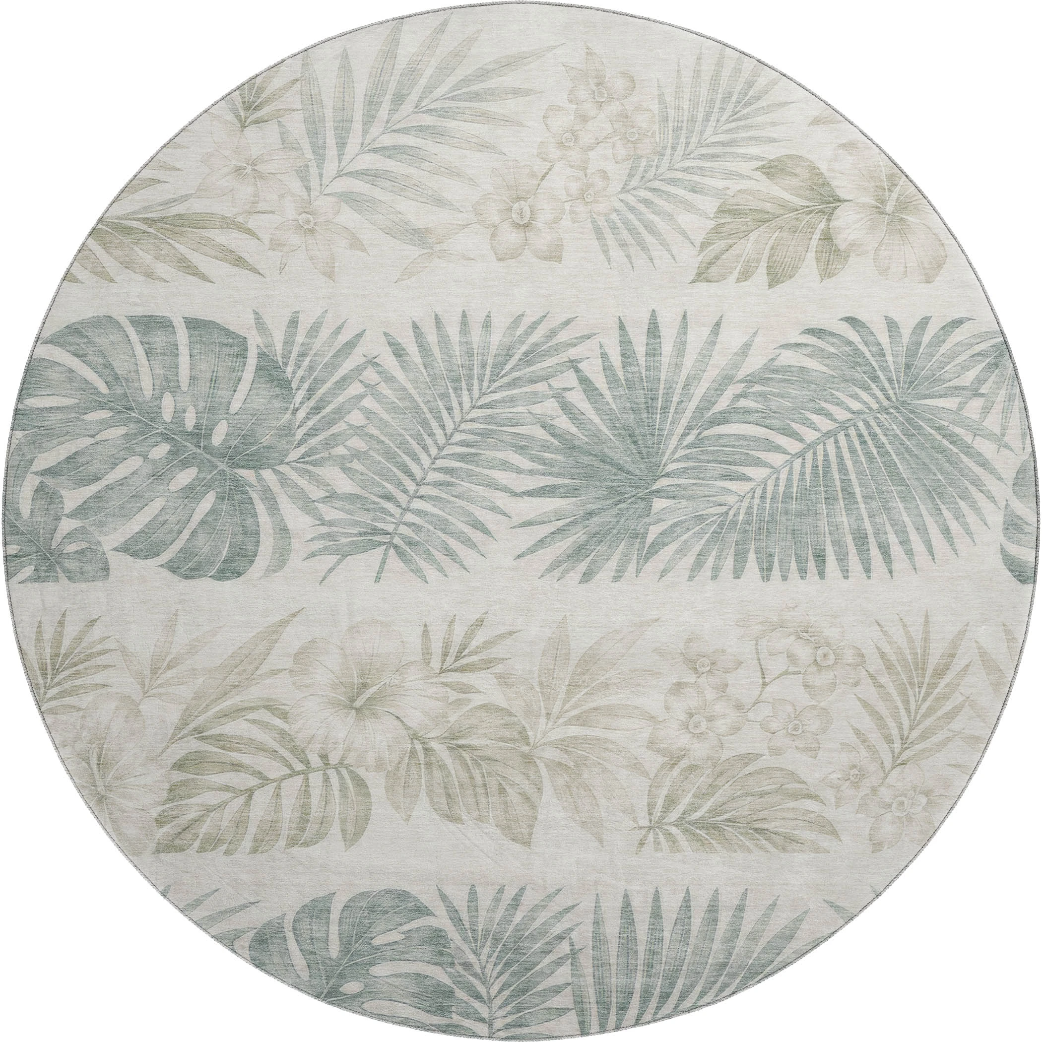 Dalyn Aloha AH1 Ivory Area Round Rug