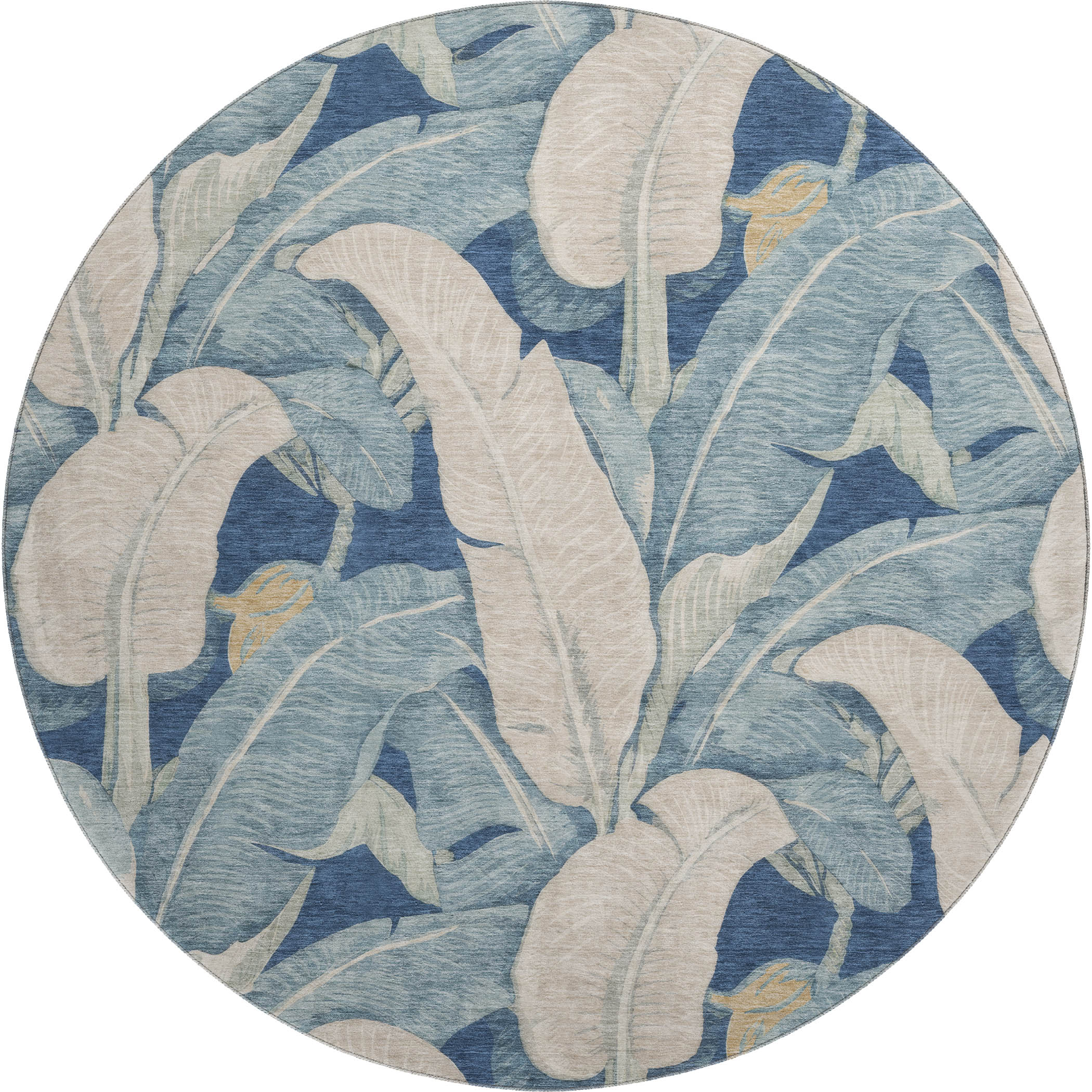 Dalyn Aloha AH11 Navy Area Round Rug