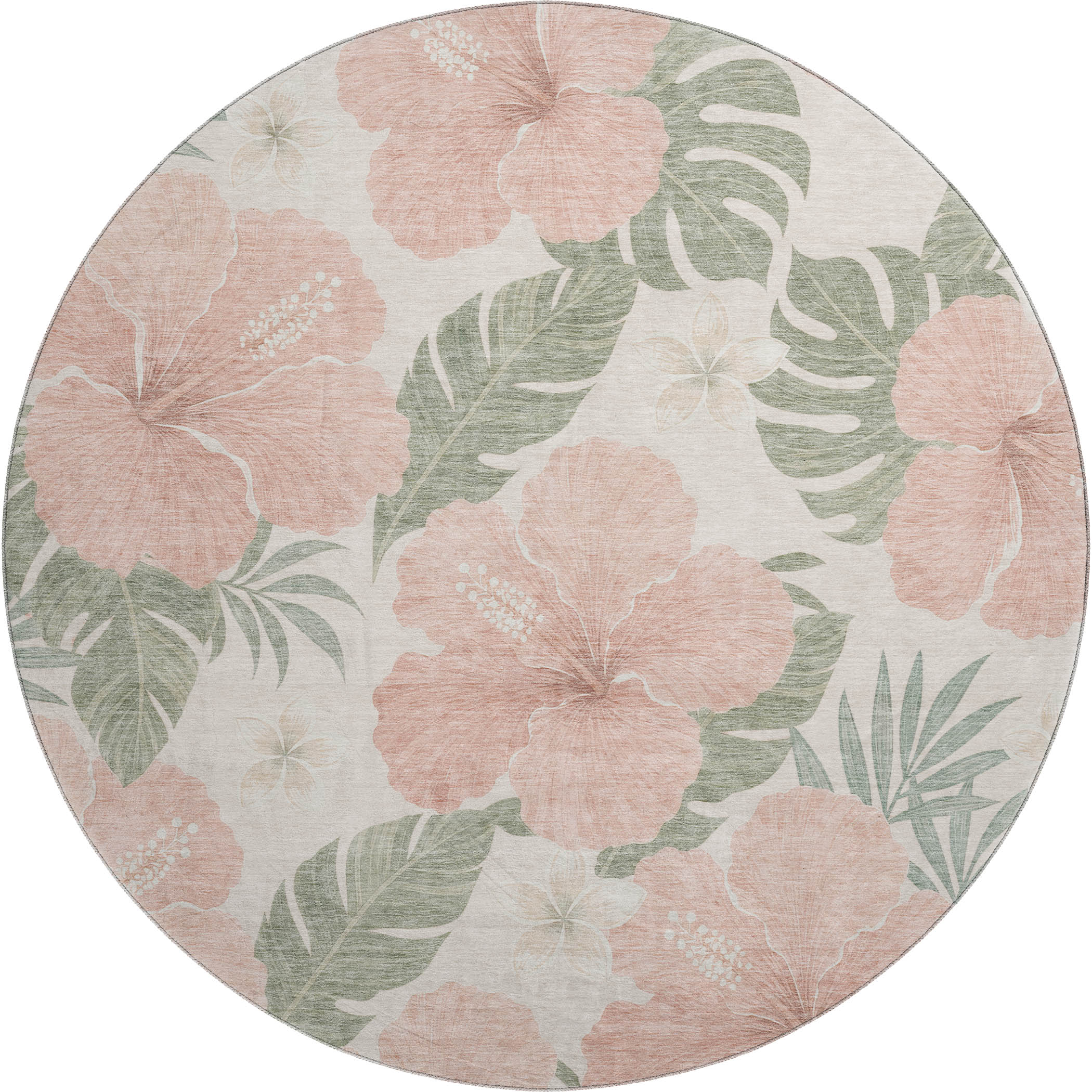 Dalyn Aloha AH12 Blush Area Round Rug