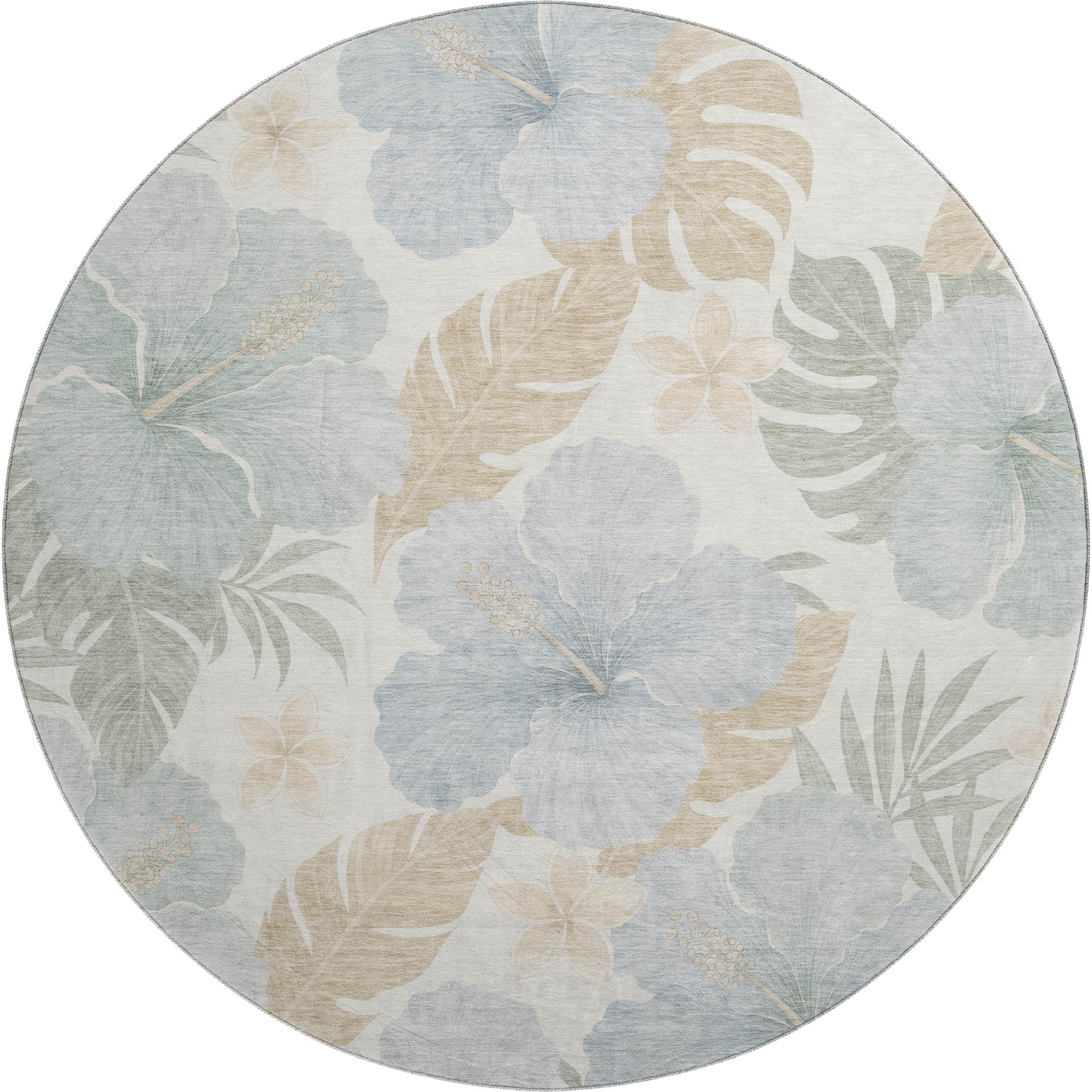 Dalyn Aloha AH12 Ivory Area Round Rug