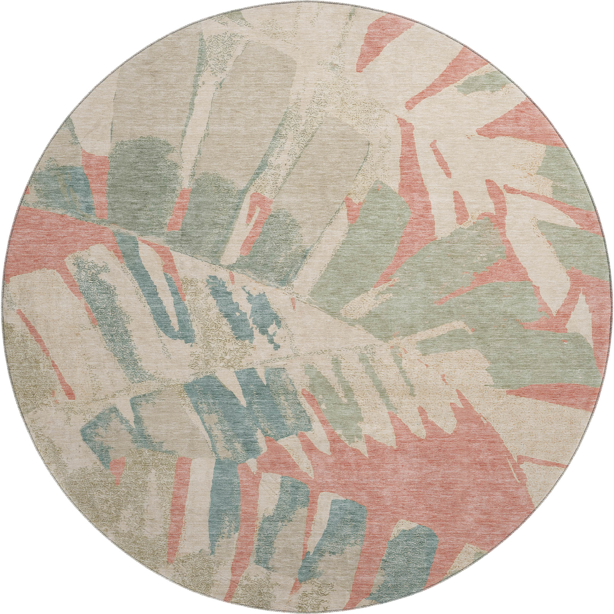 Dalyn Aloha AH4 Coral Area Round Rug