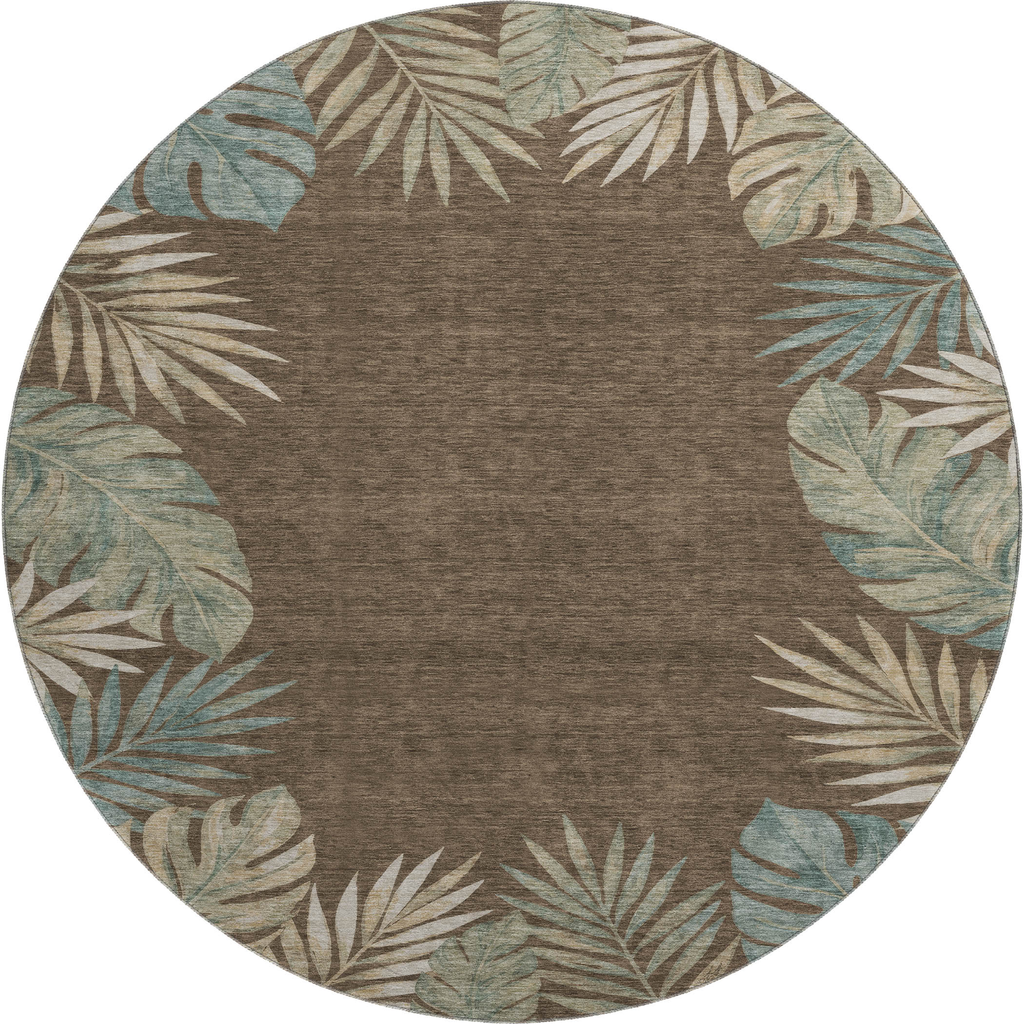 Dalyn Aloha AH7 Chocolate Area Round Rug