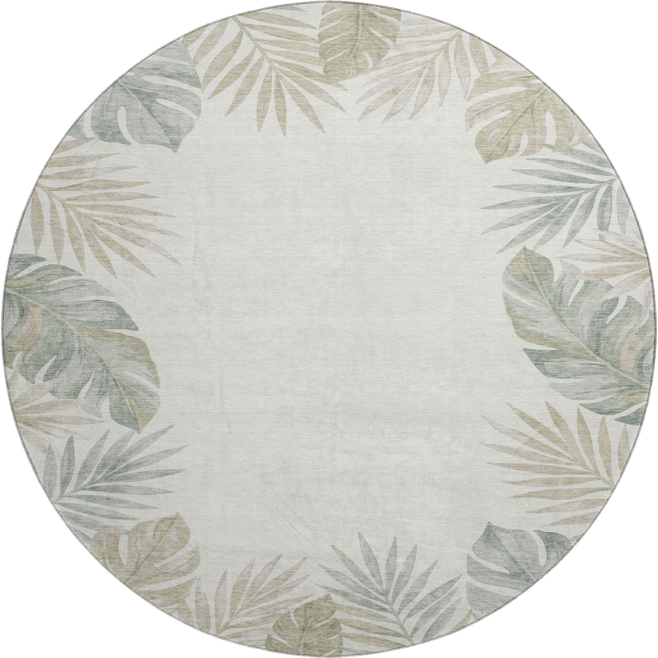 Dalyn Aloha AH7 Ivory Area Round Rug