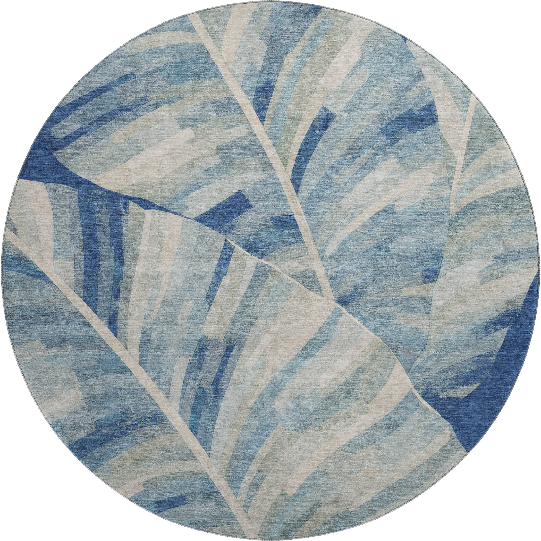 Dalyn Aloha AH8 Blue Area Round Rug