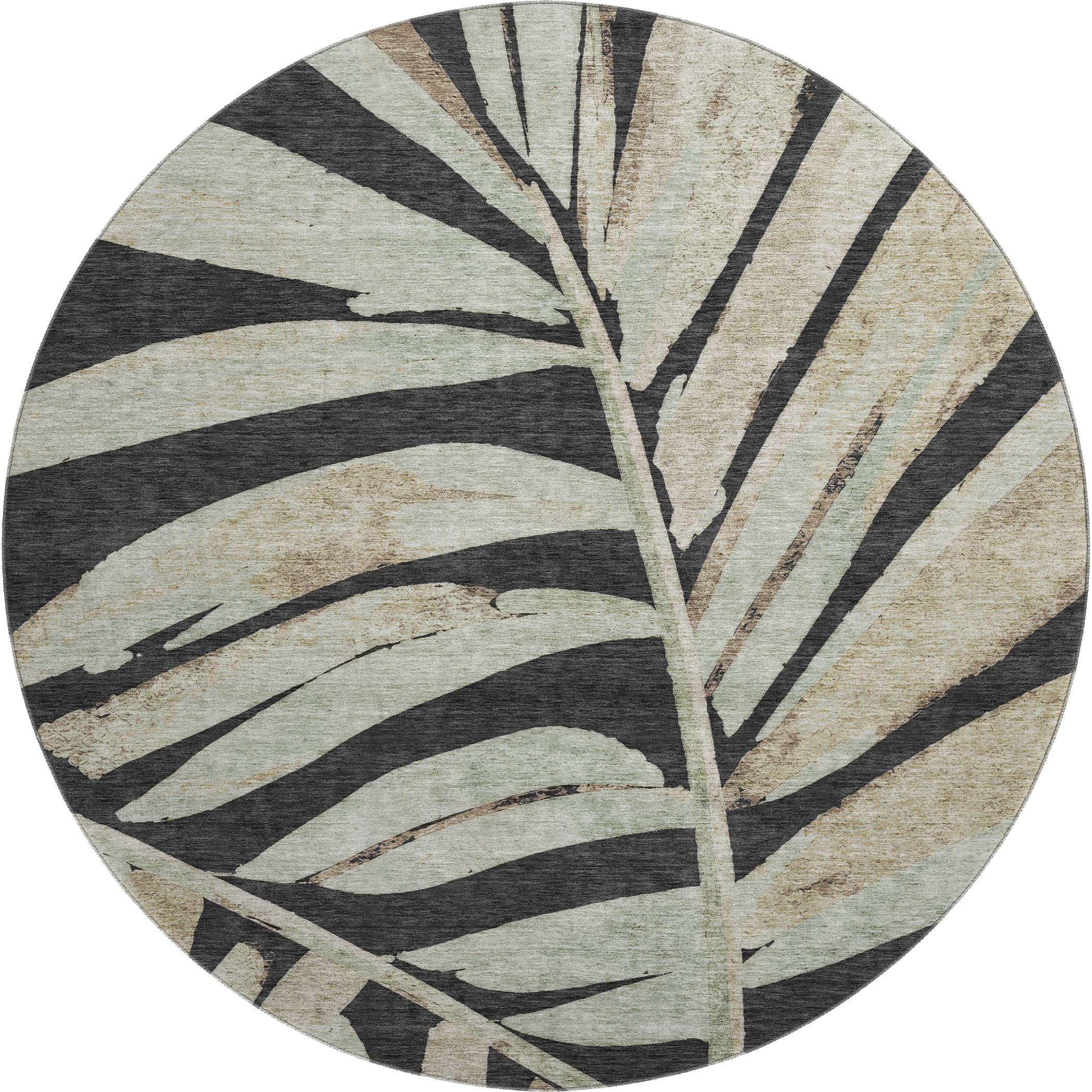 Dalyn Aloha AH9 Black Area Round Rug