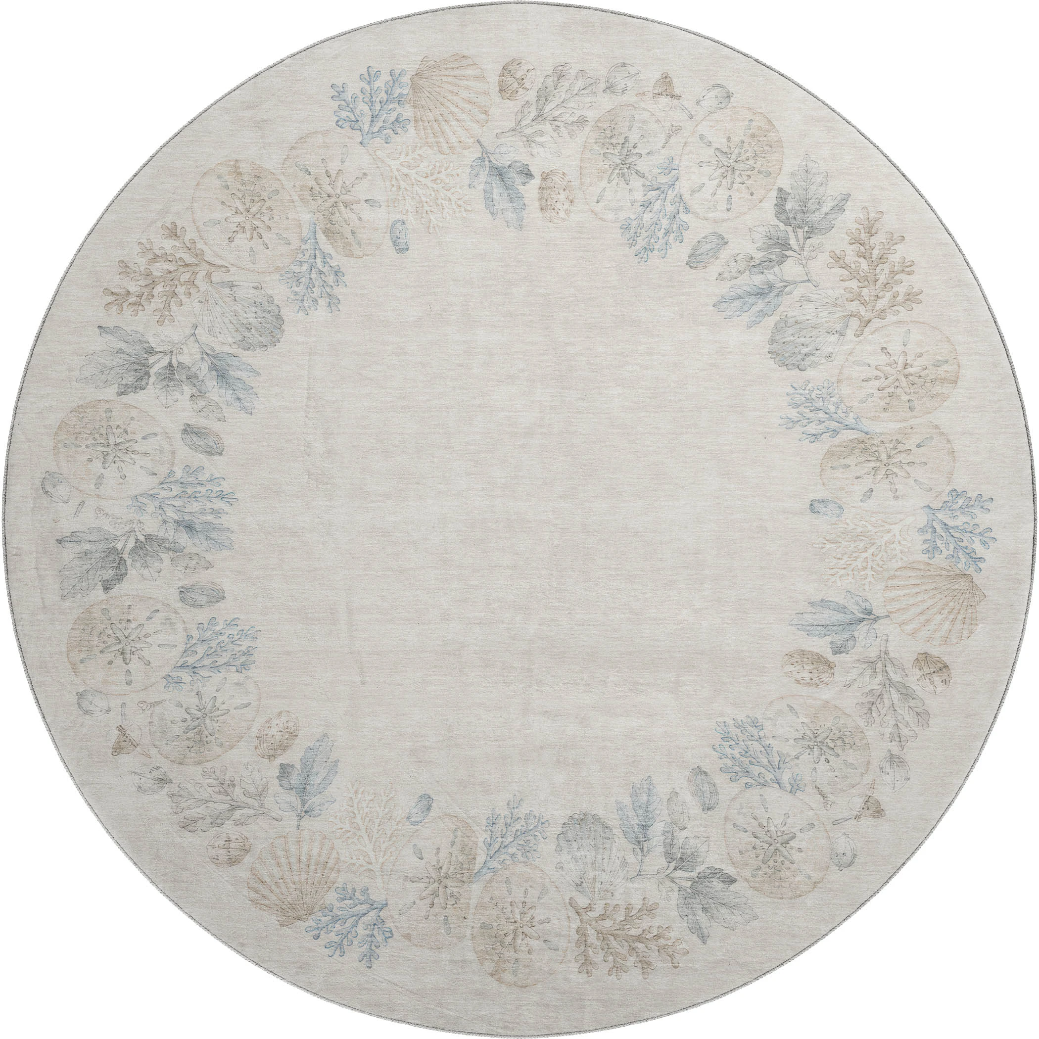 Dalyn Bluewater BW2 Ivory Area Round Rug