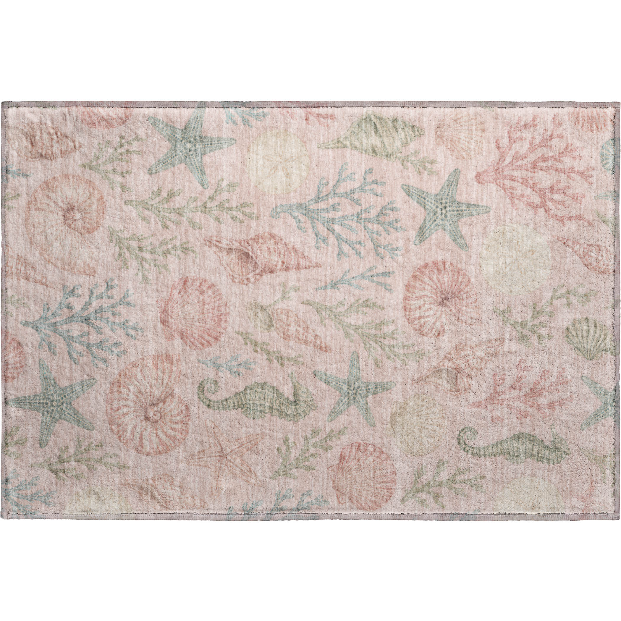 Dalyn Bluewater BW3 Pink Area Scatter Rug