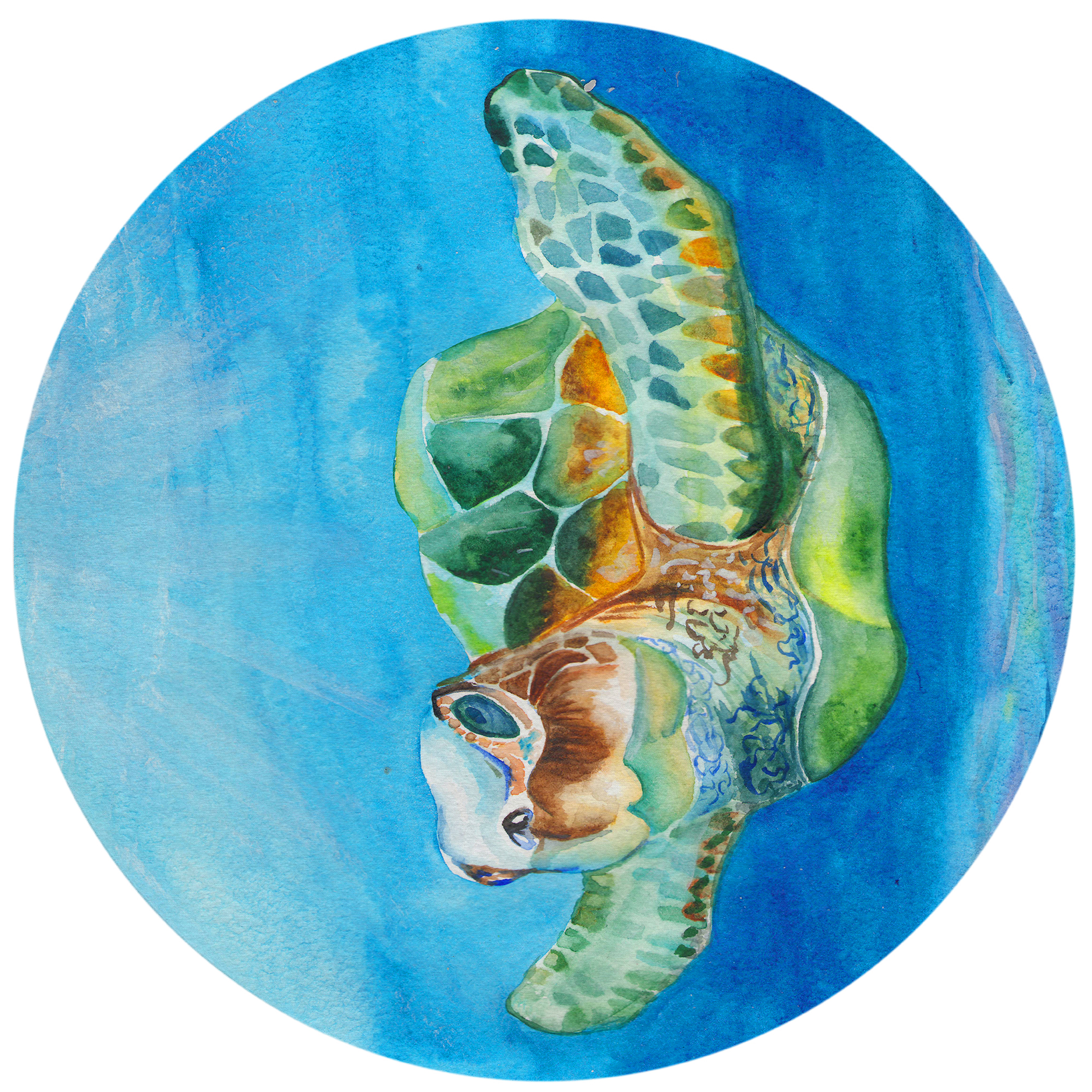 Dalyn Harbor HA3 Ocean Area Round Rug