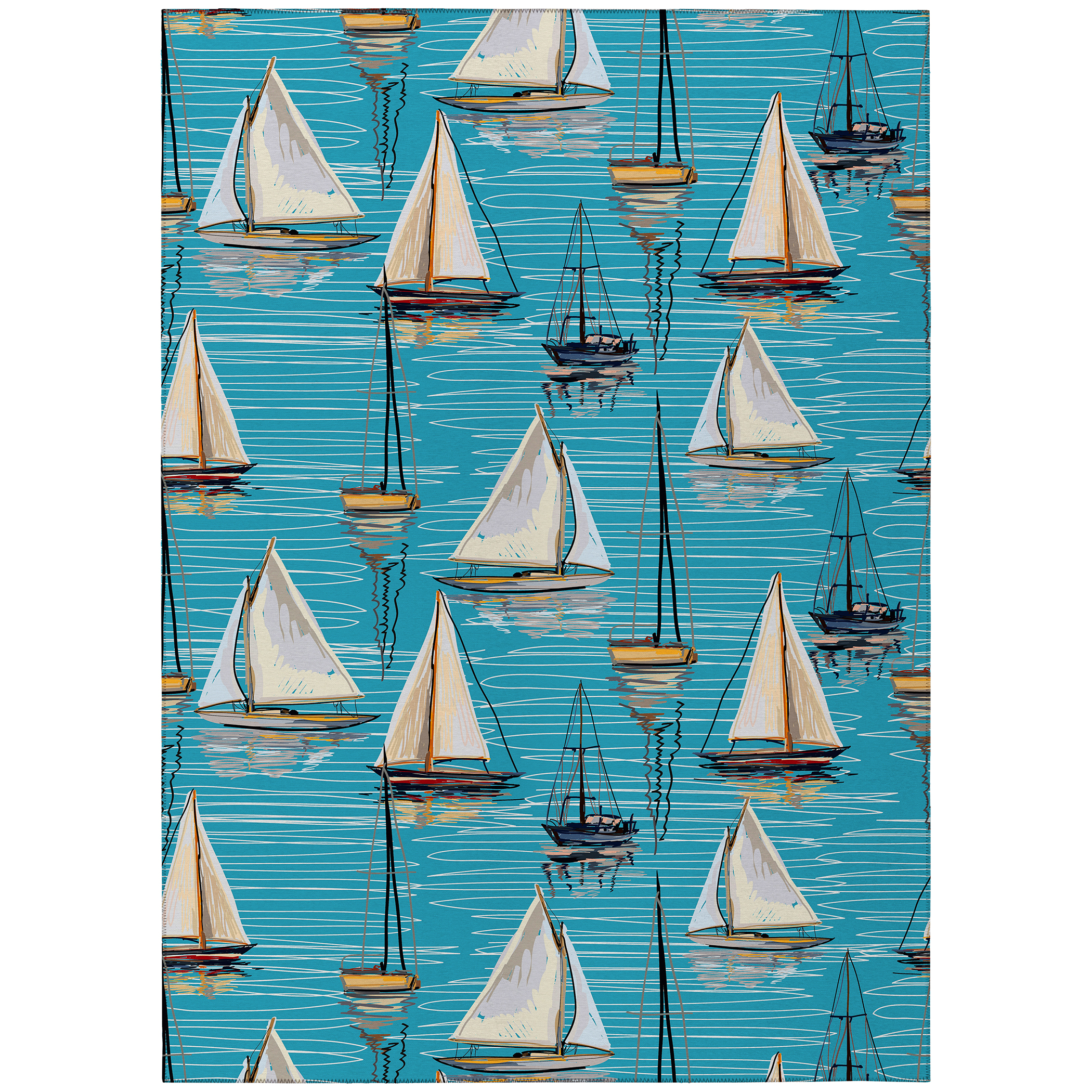 Dalyn Harbor HA8 Teal Area Rug