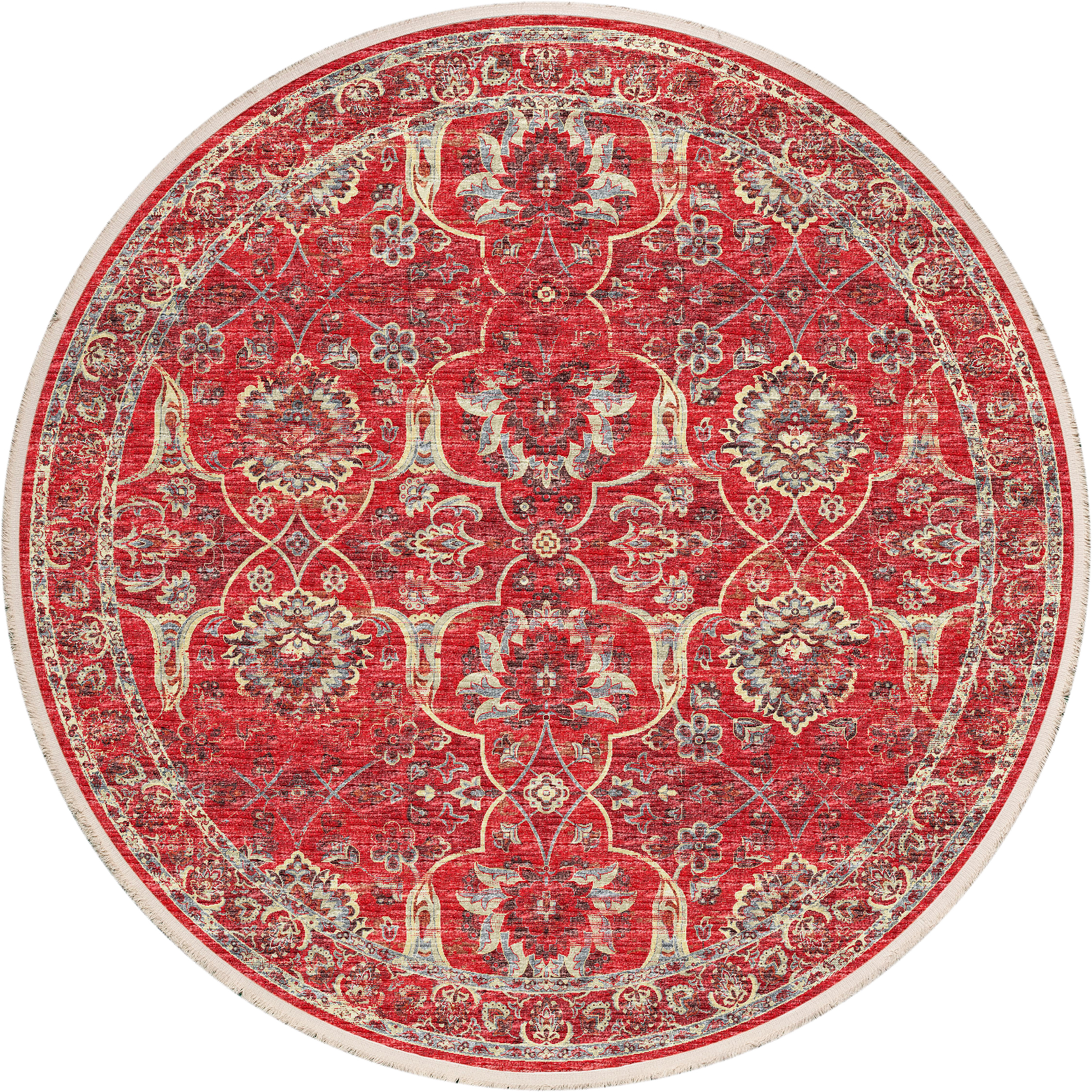 Dalyn Marbella MB5 Poppy Area Round Rug