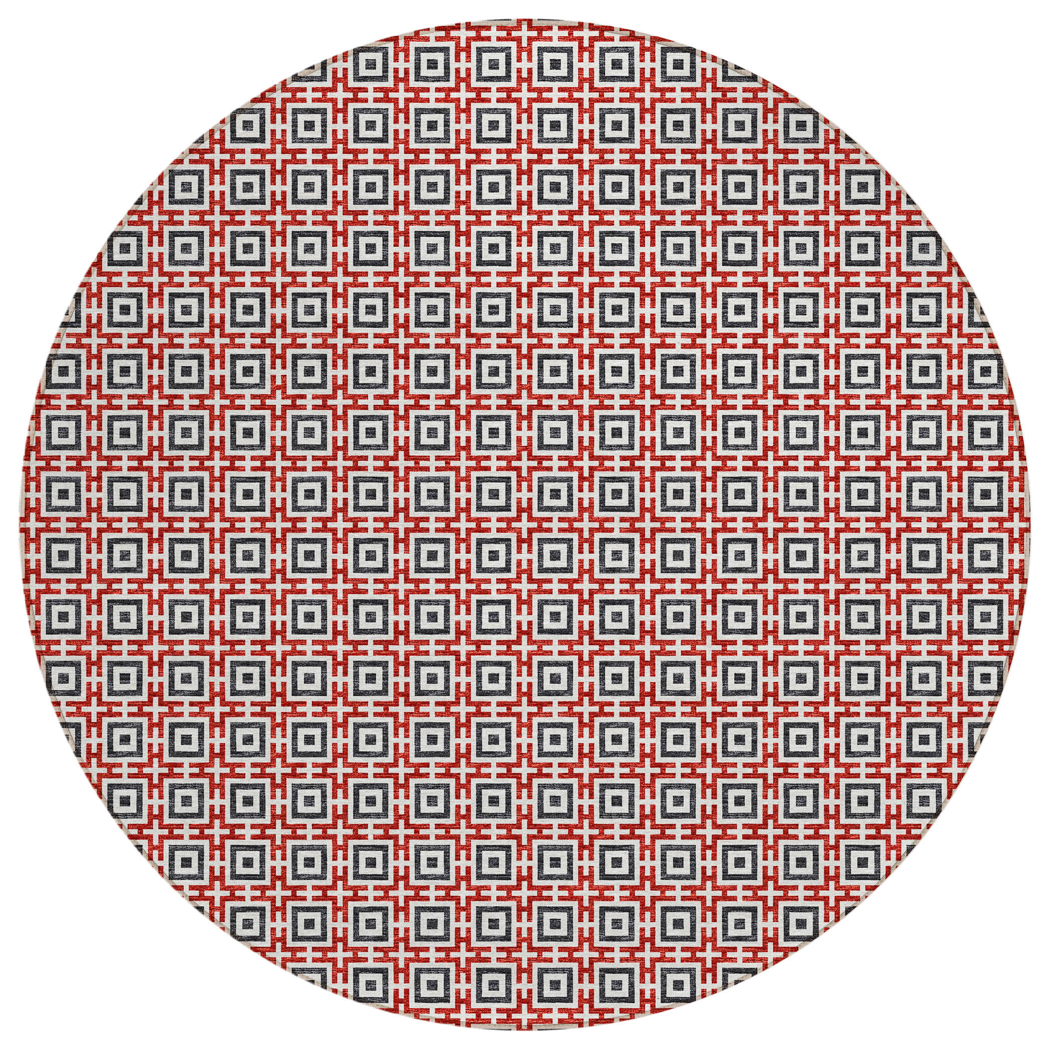 Dalyn Marlo MO1 Red Area Round Rug