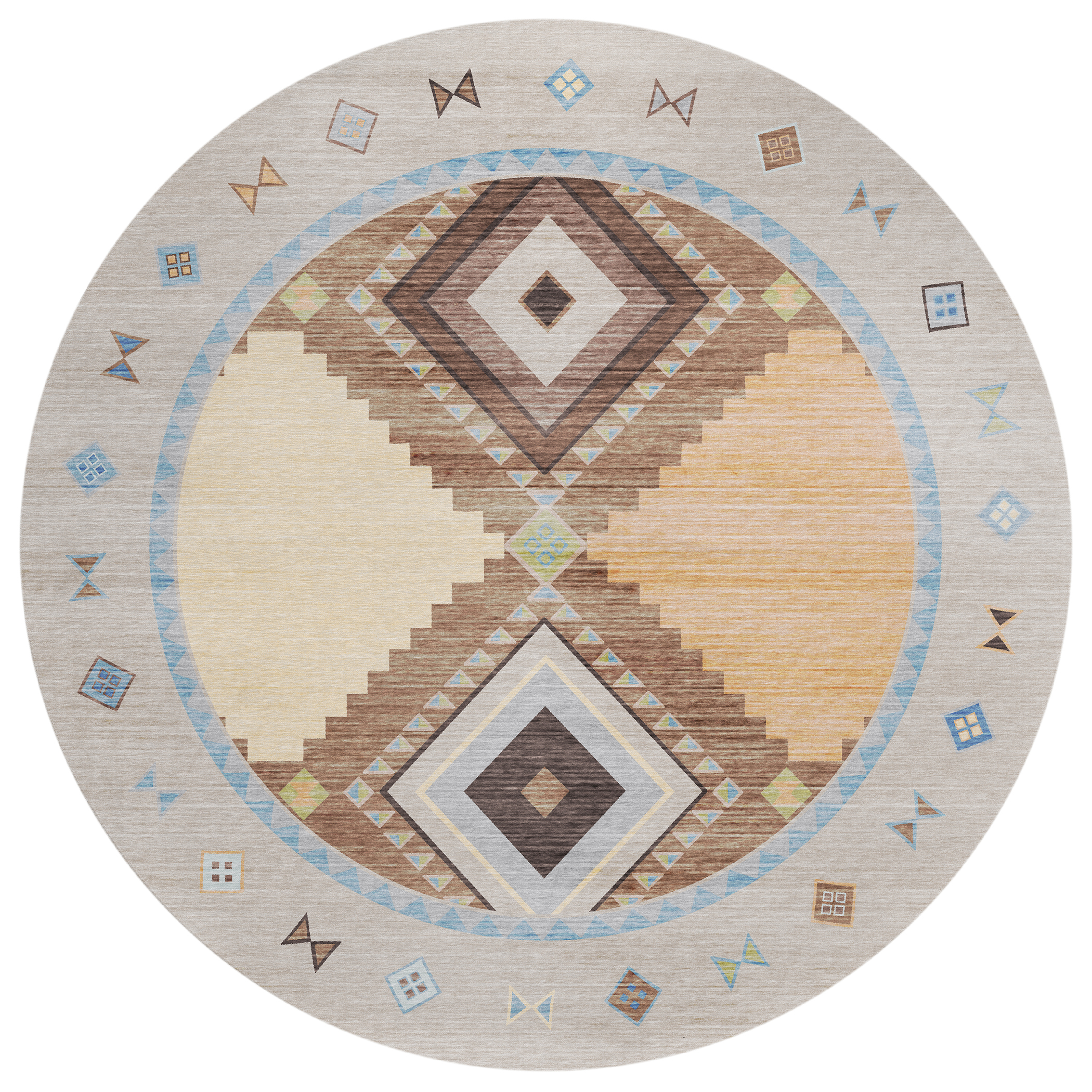 Dalyn Phoenix PH2 Taupe Area Round Rug
