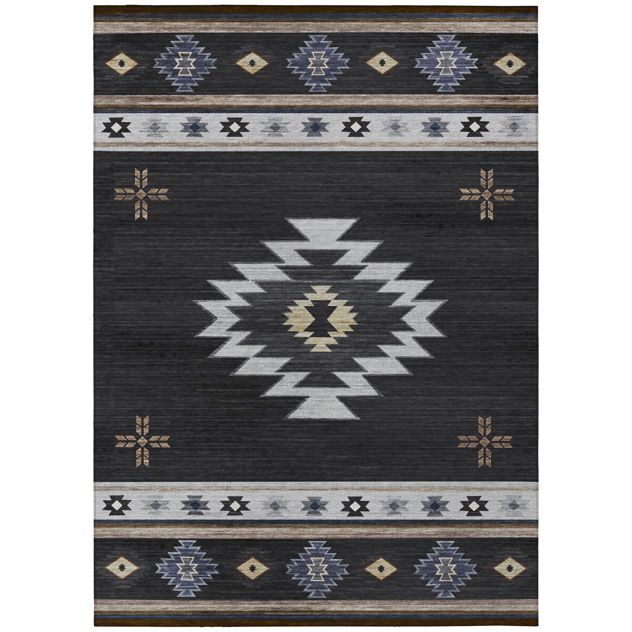 Dalyn Phoenix PH4 Black Area Rug