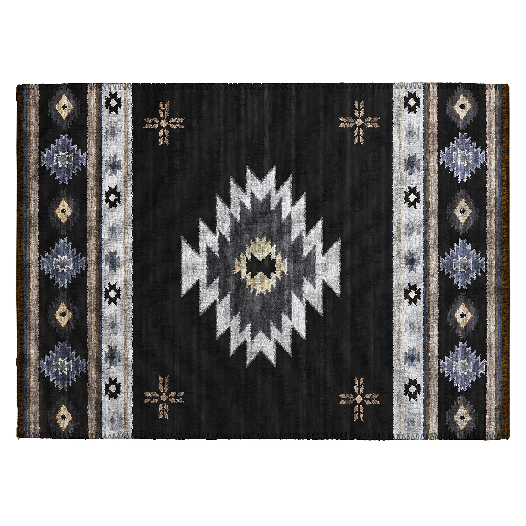 Dalyn Phoenix PH4 Black Area Scatter Rug