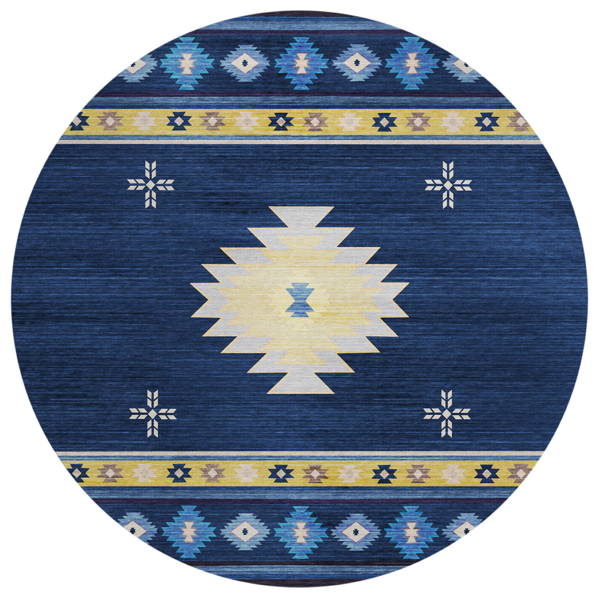 Dalyn Phoenix PH4 Navy Area Round Rug