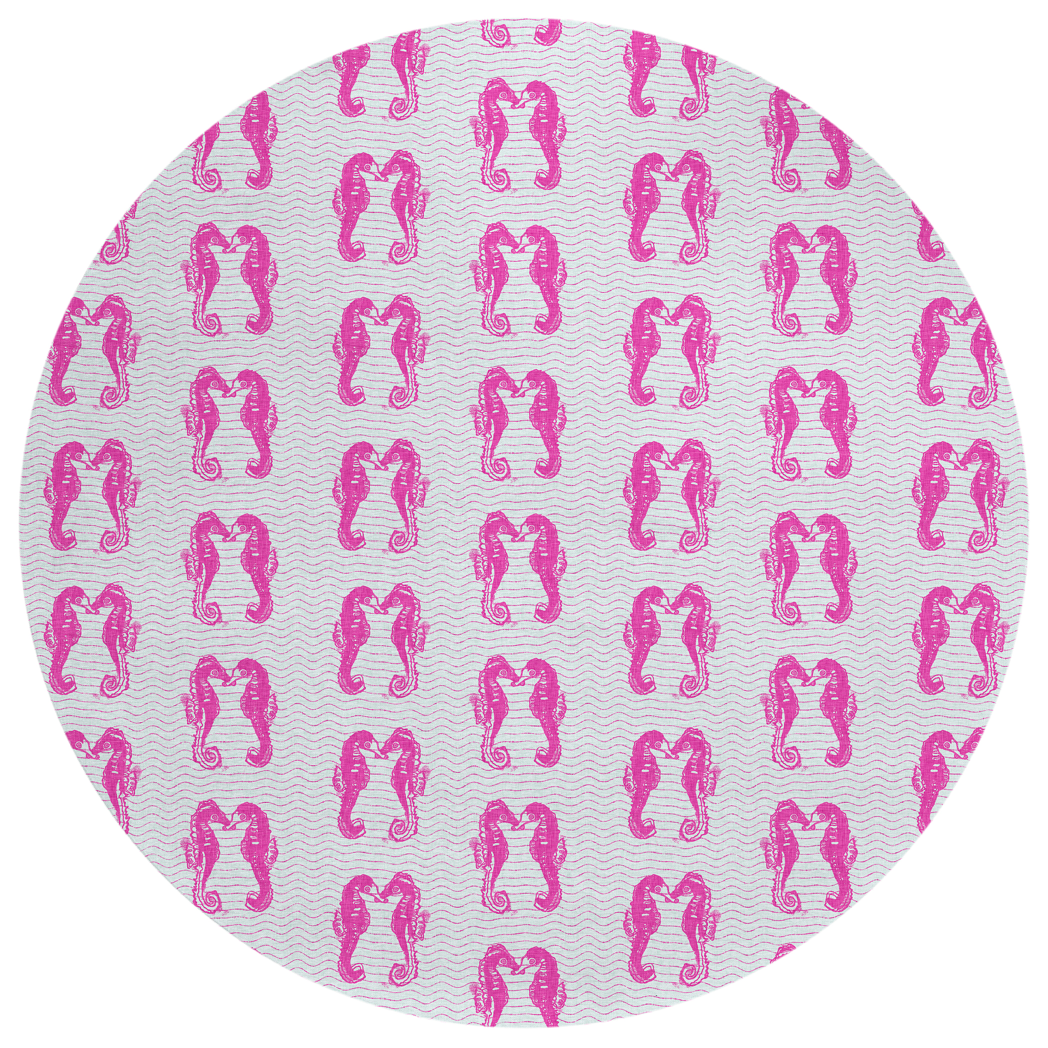 Dalyn Seabreeze SZ15 Flamingo Area Round Rug