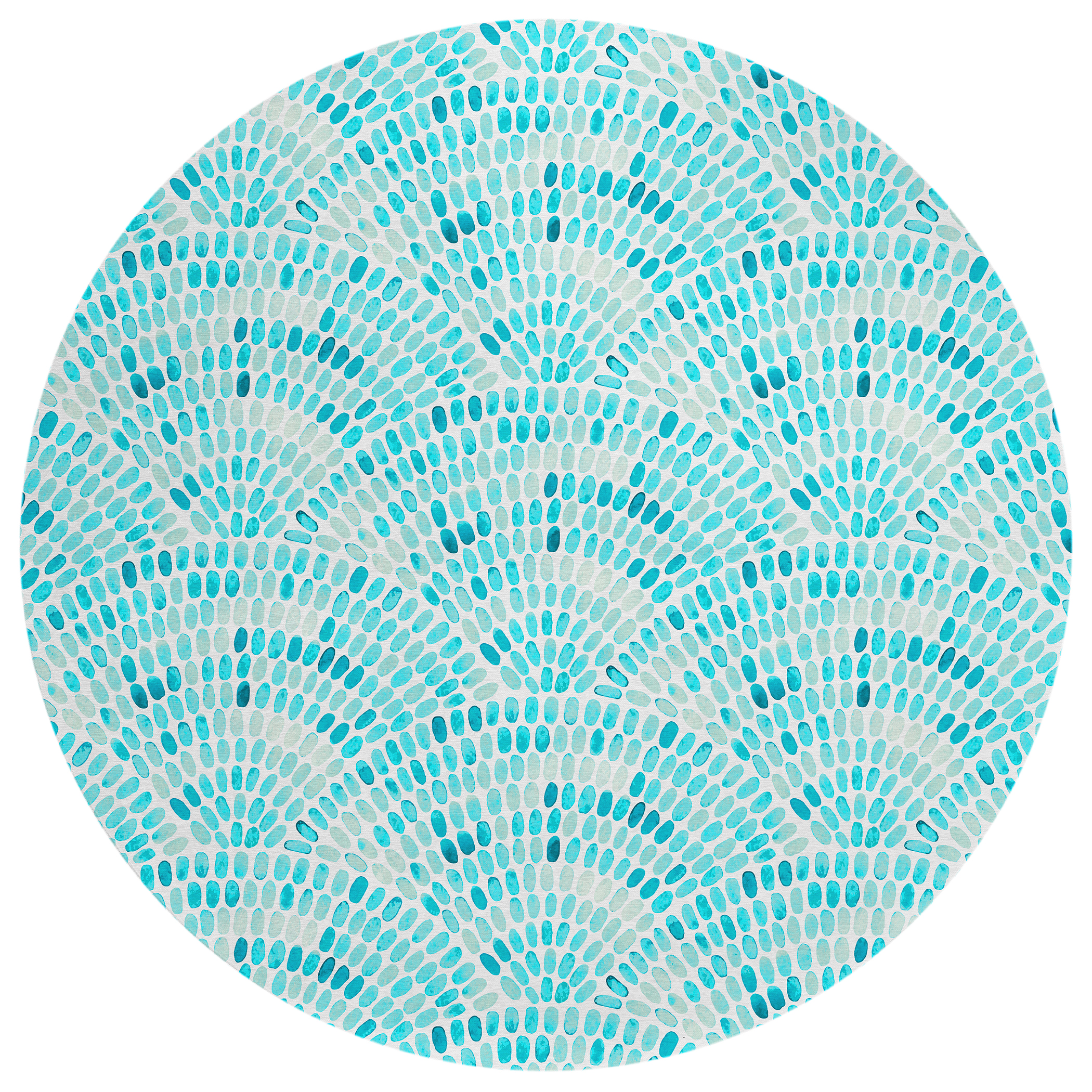 Dalyn Seabreeze SZ7 Teal Area Round Rug