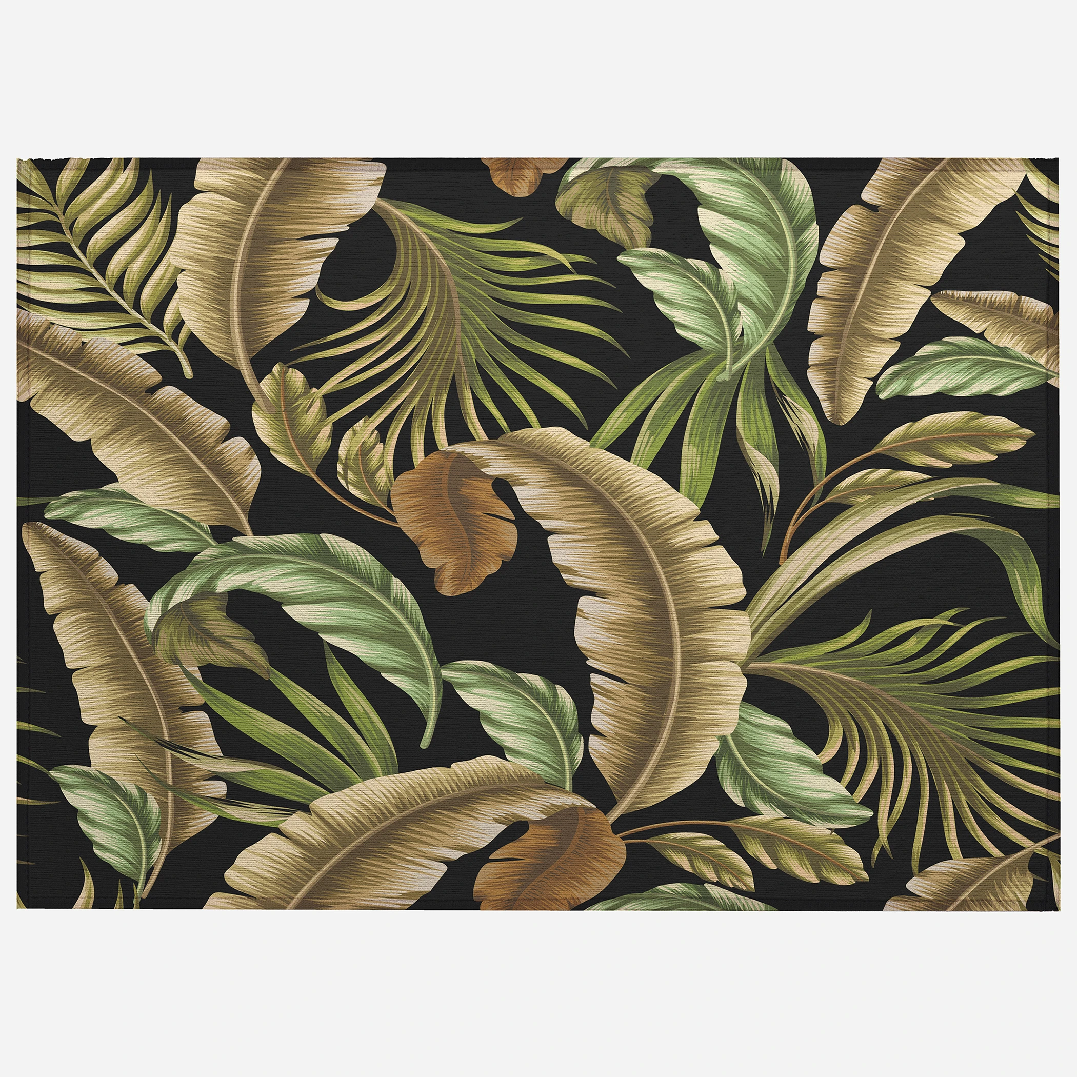 Dalyn Tropics TC1 Black Area Scatter Rug