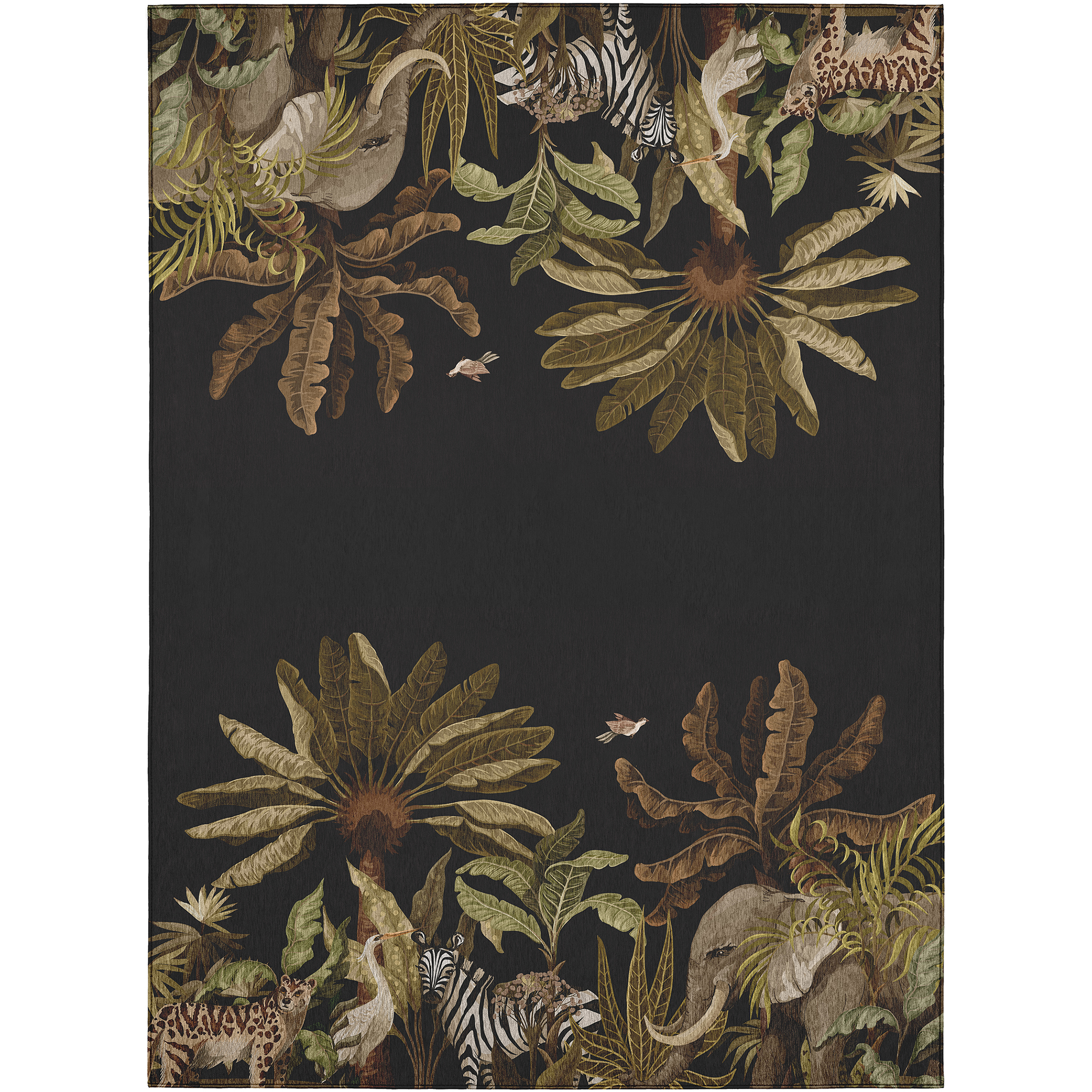 Dalyn Tropics TC8 Black Area Rug