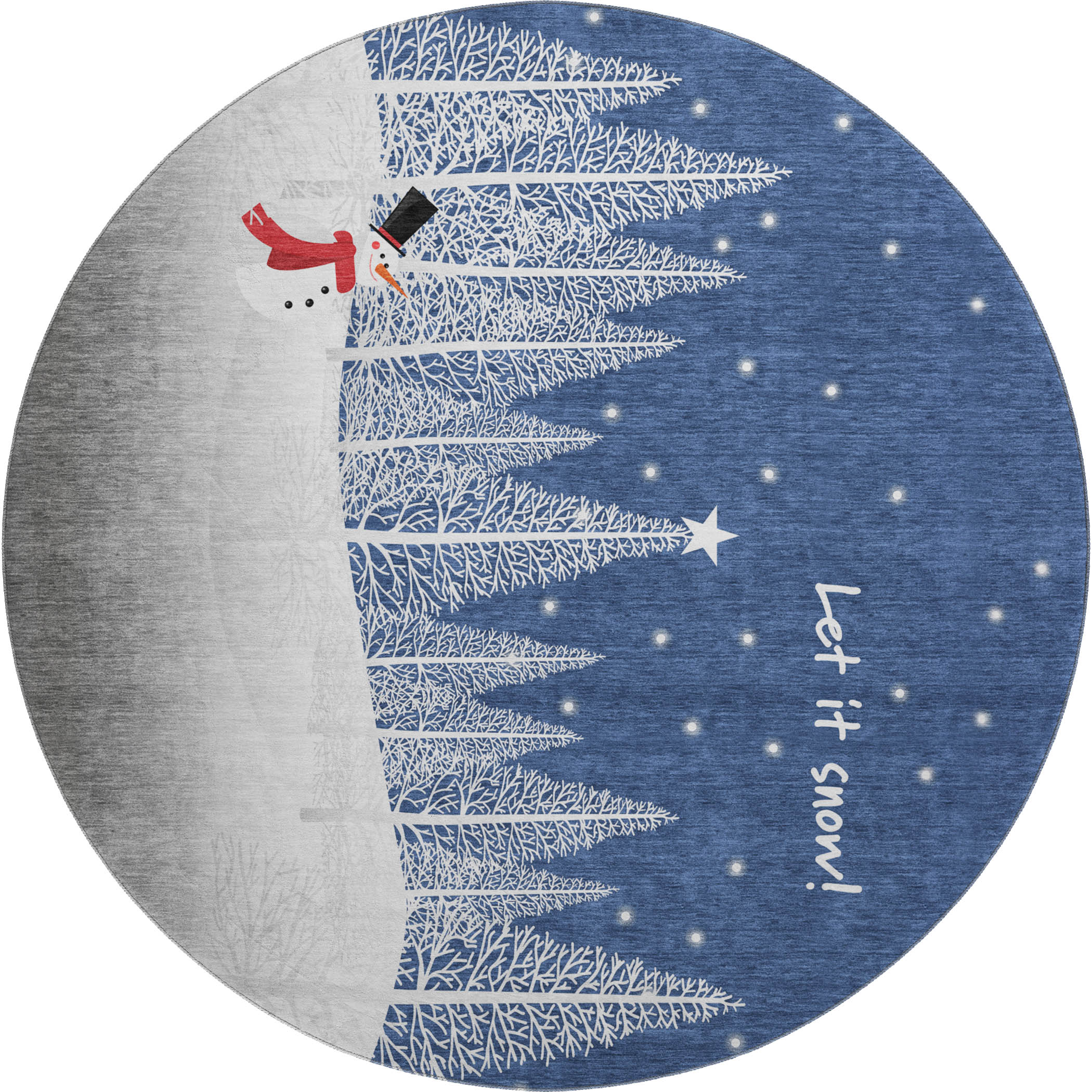 Dalyn Wonderland WN12 Navy Area Round Rug