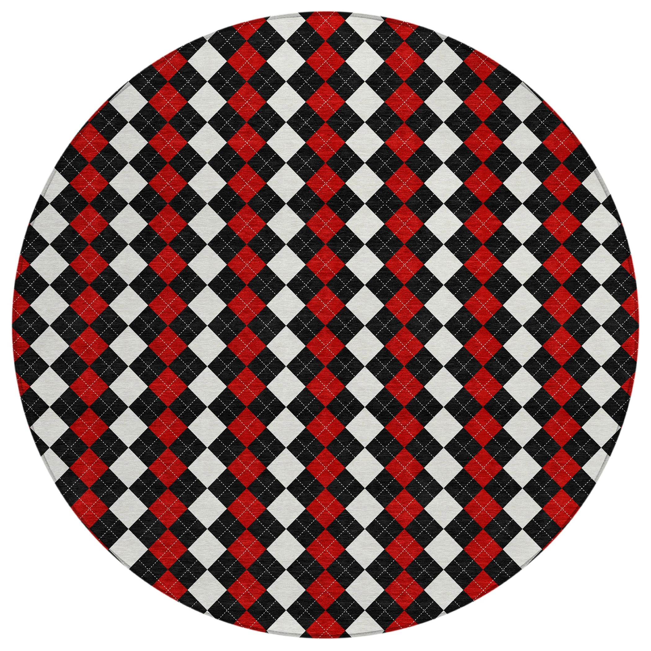 Dalyn Wonderland WN20 Black Area Round Rug