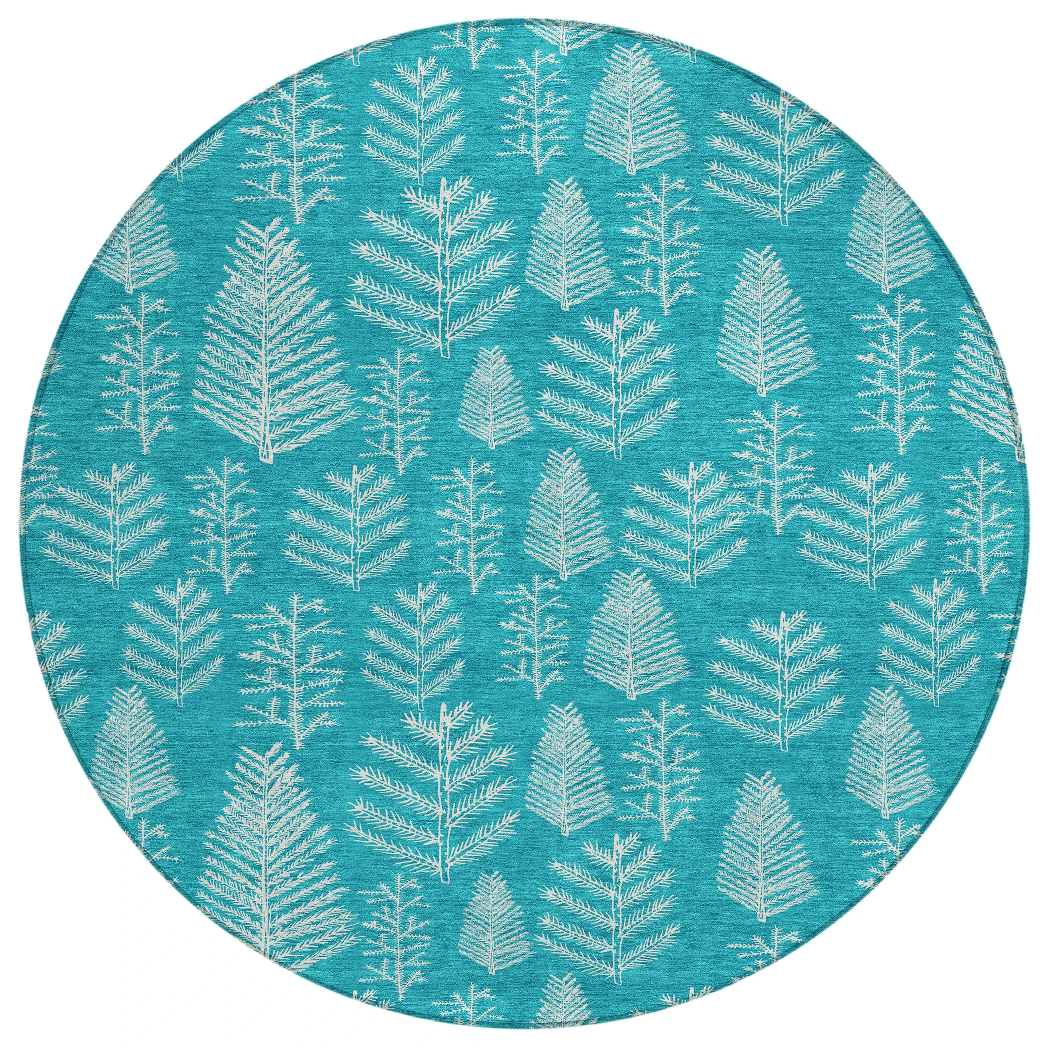 Dalyn Wonderland WN21 Teal Area Round Rug